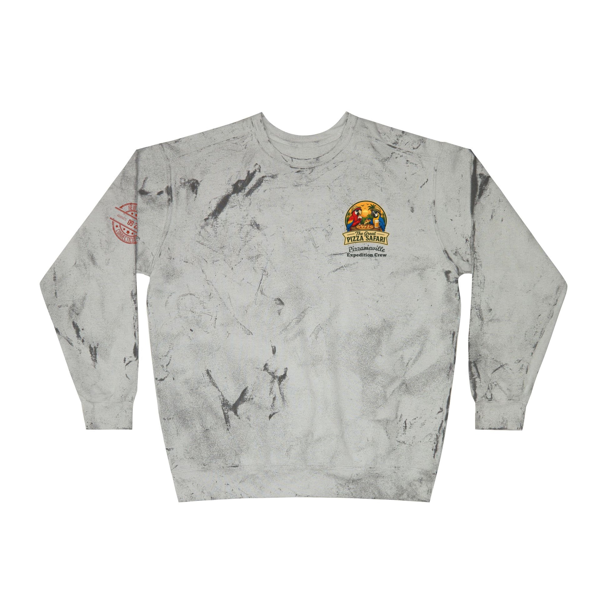 Tie-Dye Crewneck Sweatshirt — the Great Pizza Safari