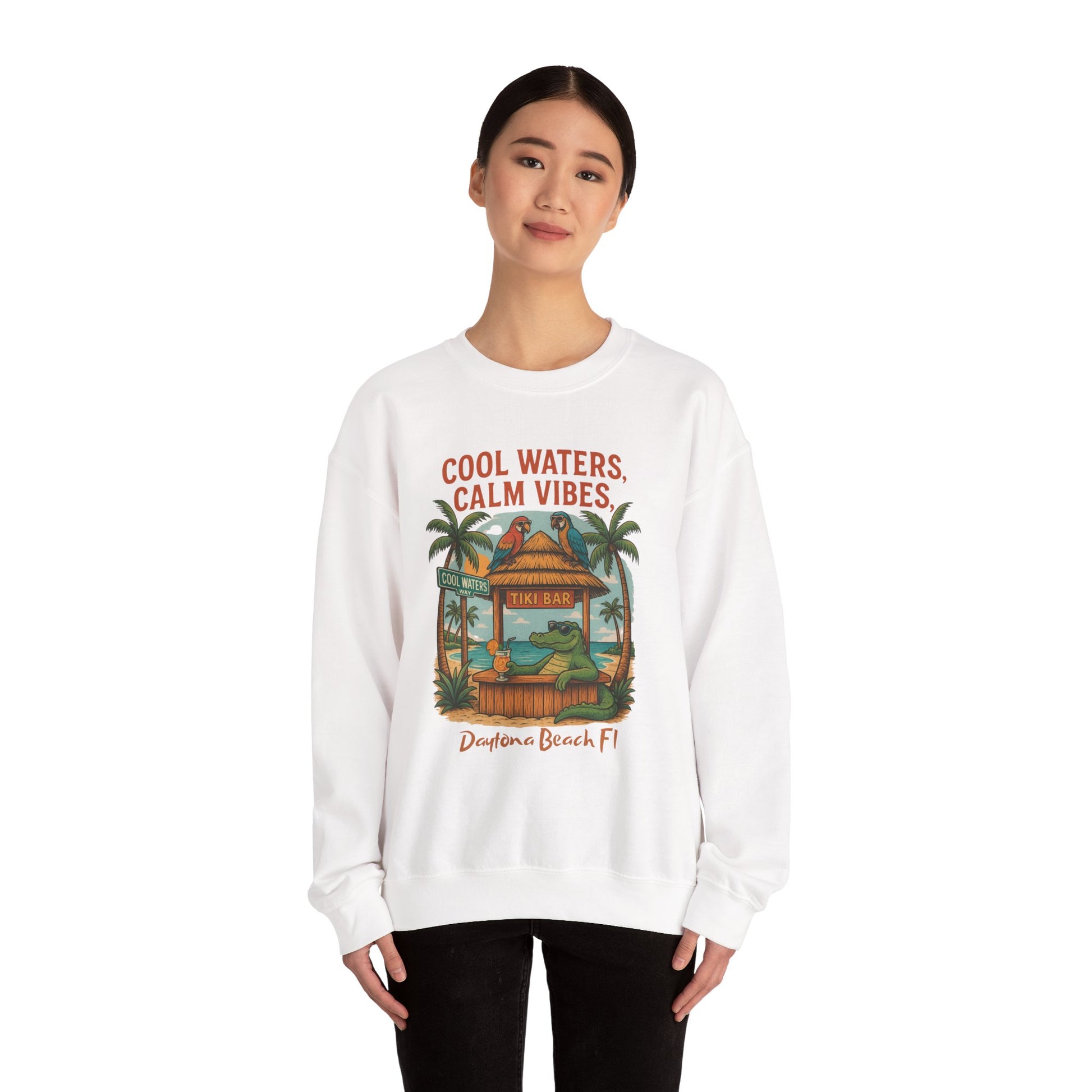 Cool Waters Crewneck Sweatshirt - Jimmy Buffet Style