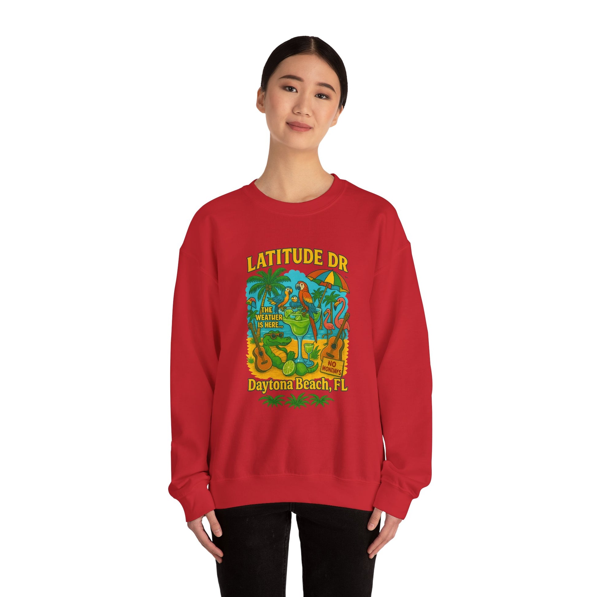 Latitude  Ave Crewneck Sweatshirt - Jimmy Buffet Style