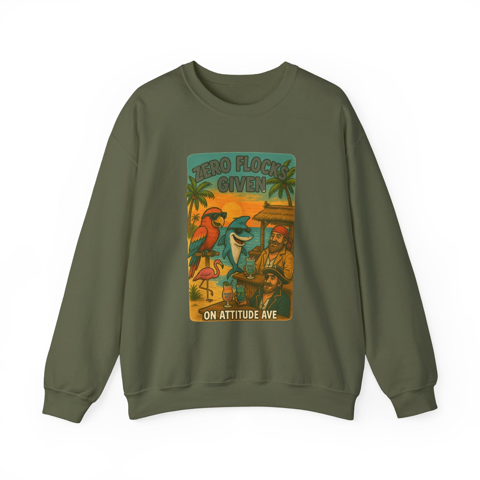Attitude dr Crewneck Sweatshirt - Jimmy Buffet Style
