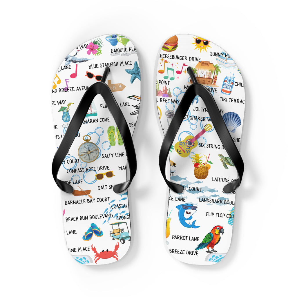 LMDB Street Names Flip Flops