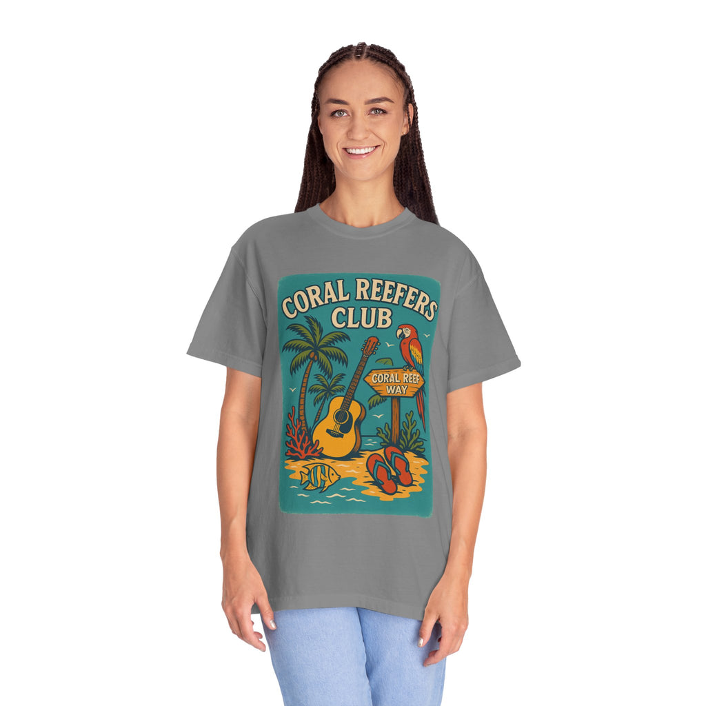 Coral Reefers Way  T-Shirt, Summer Vibes Tee, Beachwear, Vacation Shirt, Funny Graphic Tee, Unisex Casual Wear