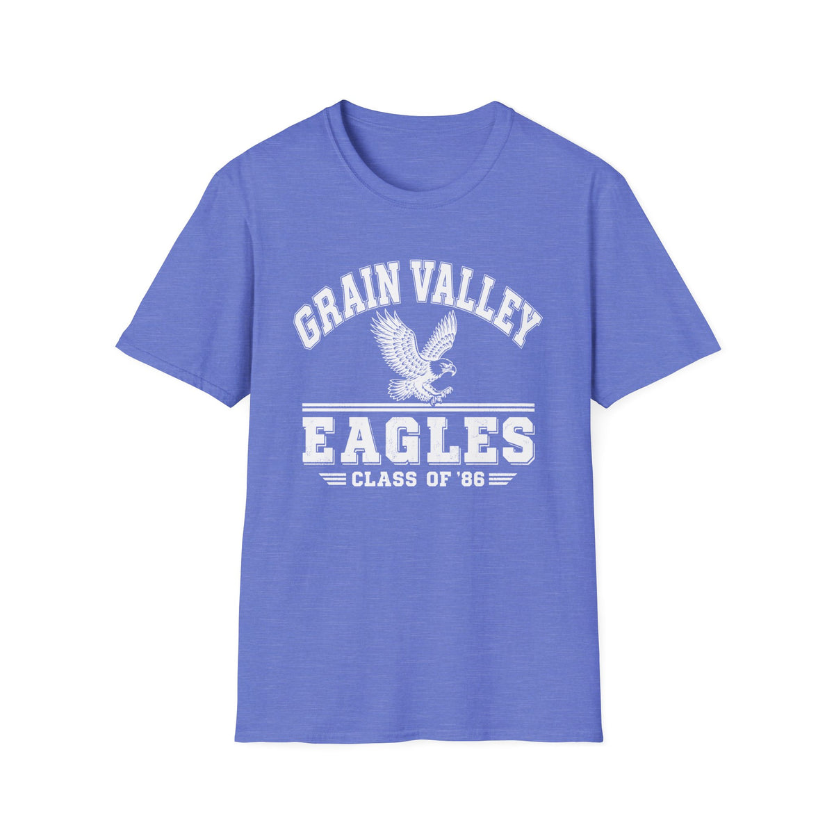 Grain Valley Eagles Vintage Logo T-Shirt | Class of '86 School Spirit