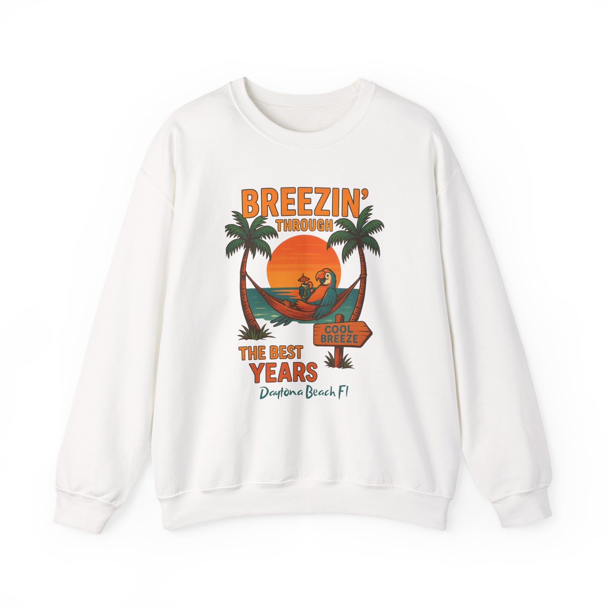 Cool Breeze   Crewneck Sweatshirt - Jimmy Buffet Style