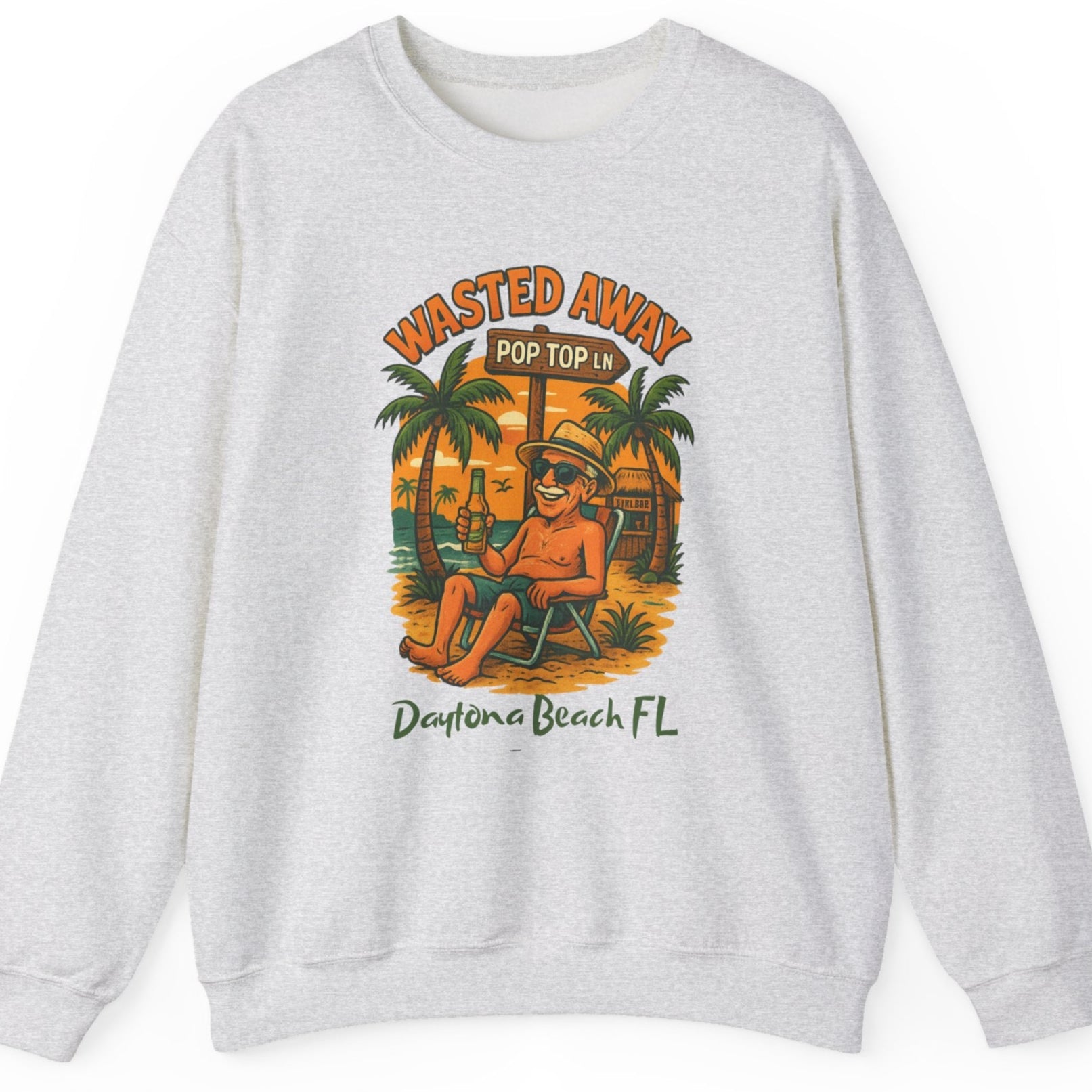 Pop Top Ln Crewneck Sweatshirt - Jimmy Buffet Style