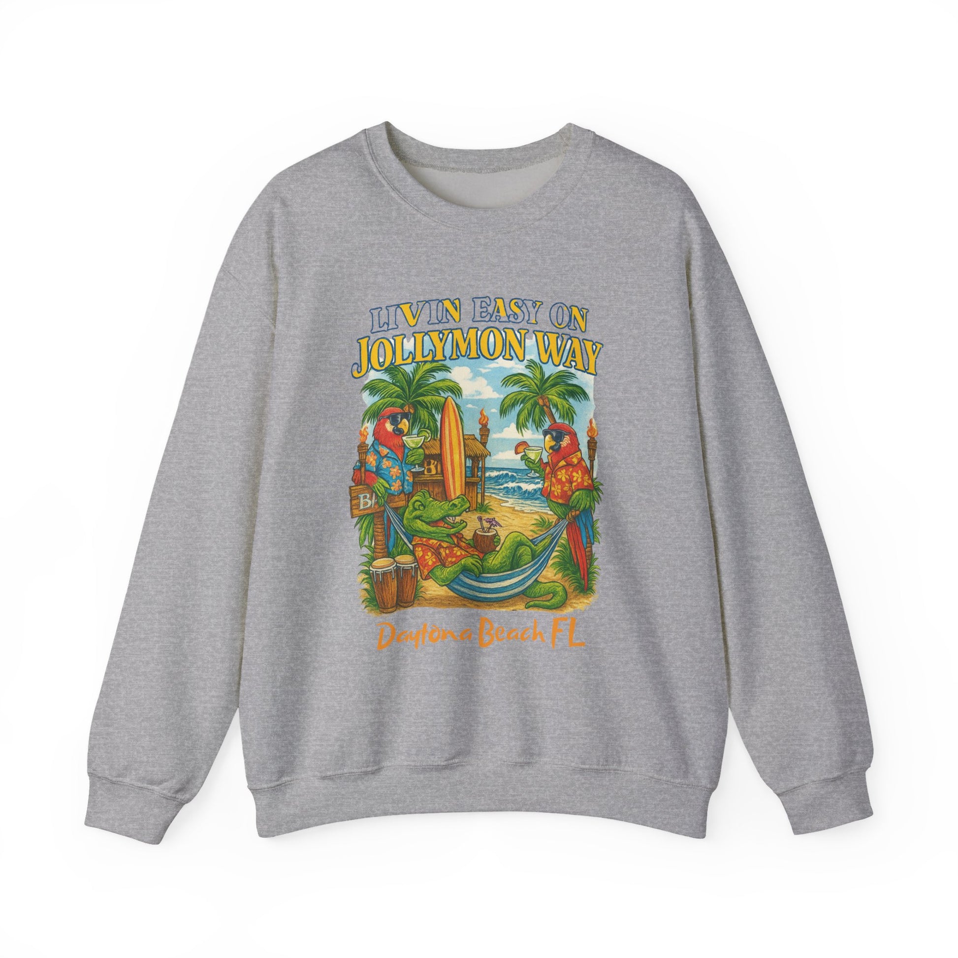 Jollymon Way   Crewneck Sweatshirt - Jimmy Buffet Style