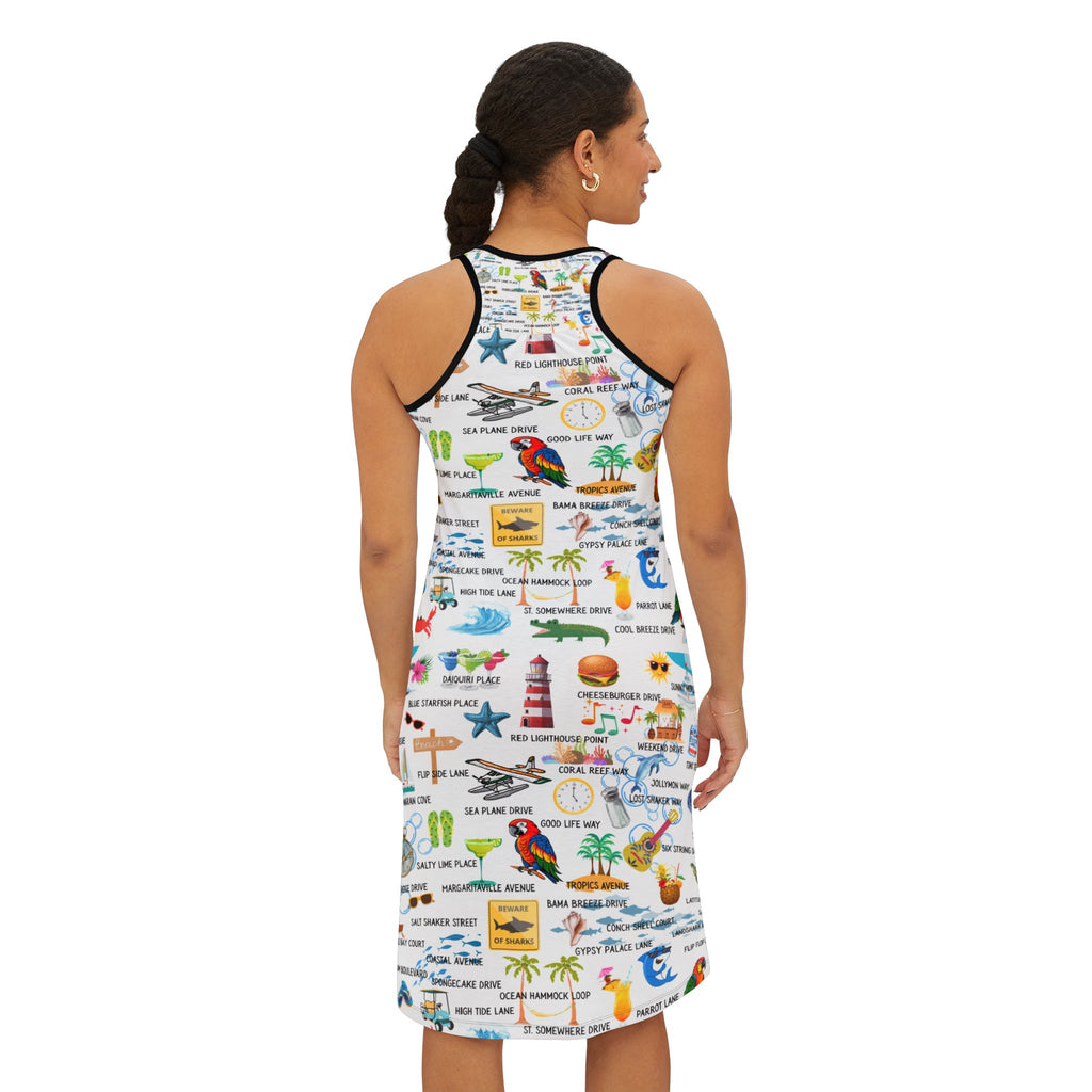 Tropical Vacation Racerback Dress