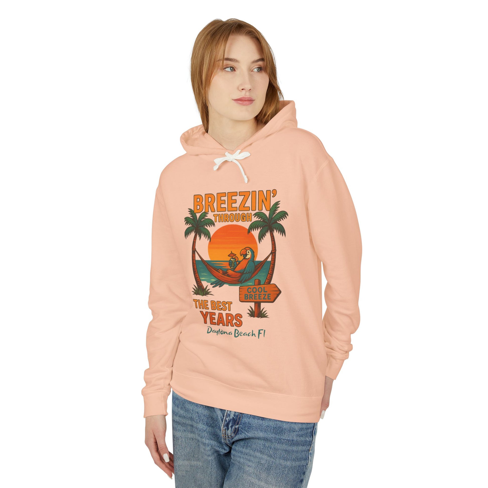 Cool Breeze dr  Lightweight Comfort Colors Hoodie - Jimmy Buffet Style