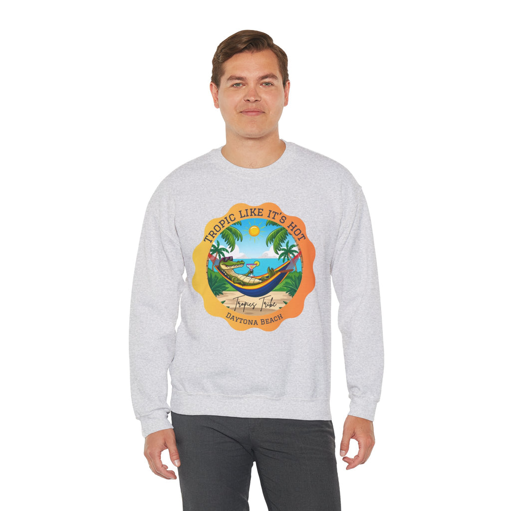 Tropics Ave sweatshirt Fun Beachwear, Unisex Gift, Summer Casual, Travel Apparel