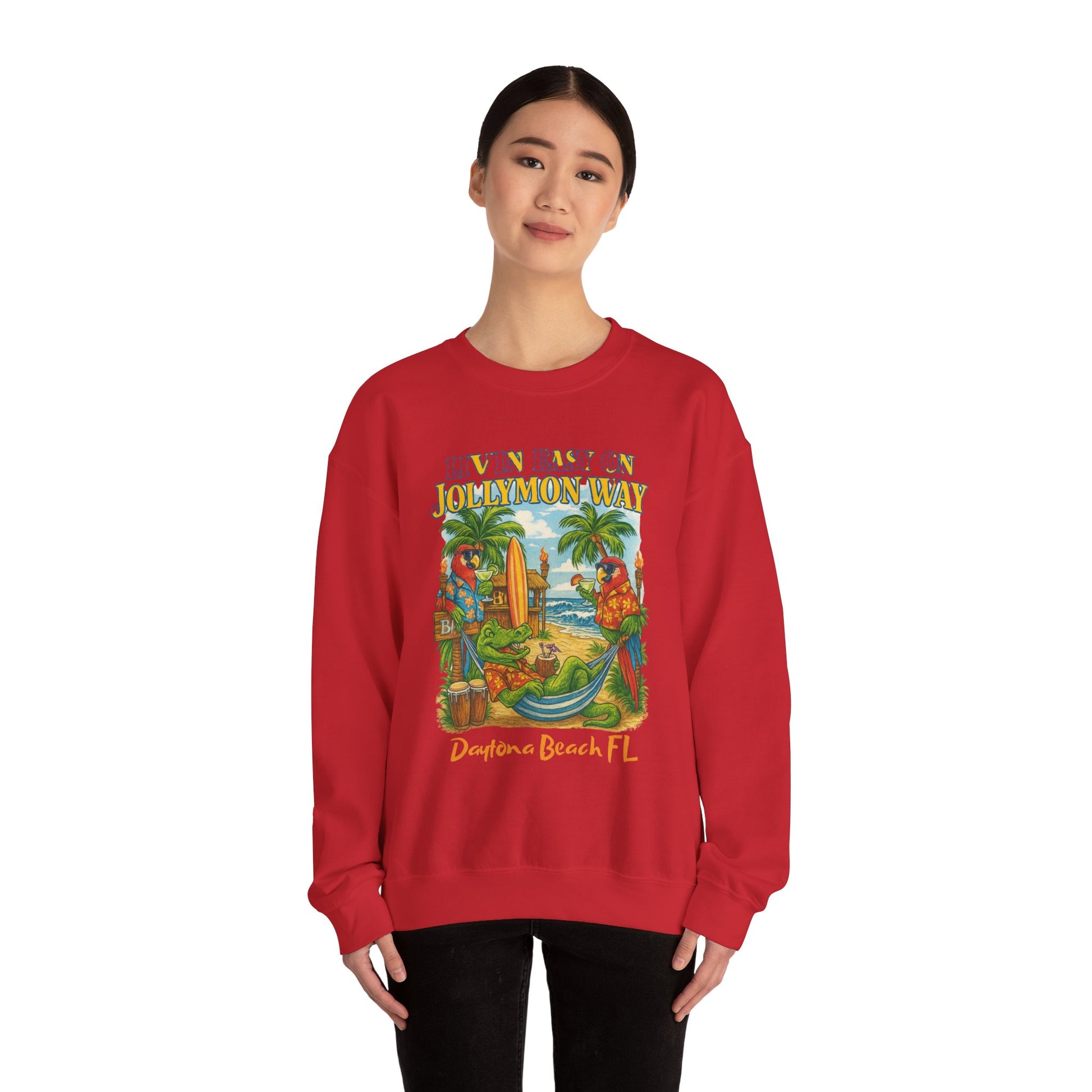 Jollymon Way   Crewneck Sweatshirt - Jimmy Buffet Style
