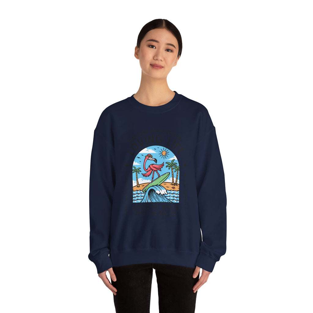 Tropics Ave Crewneck Sweatshirt - Jimmy Buffet Style