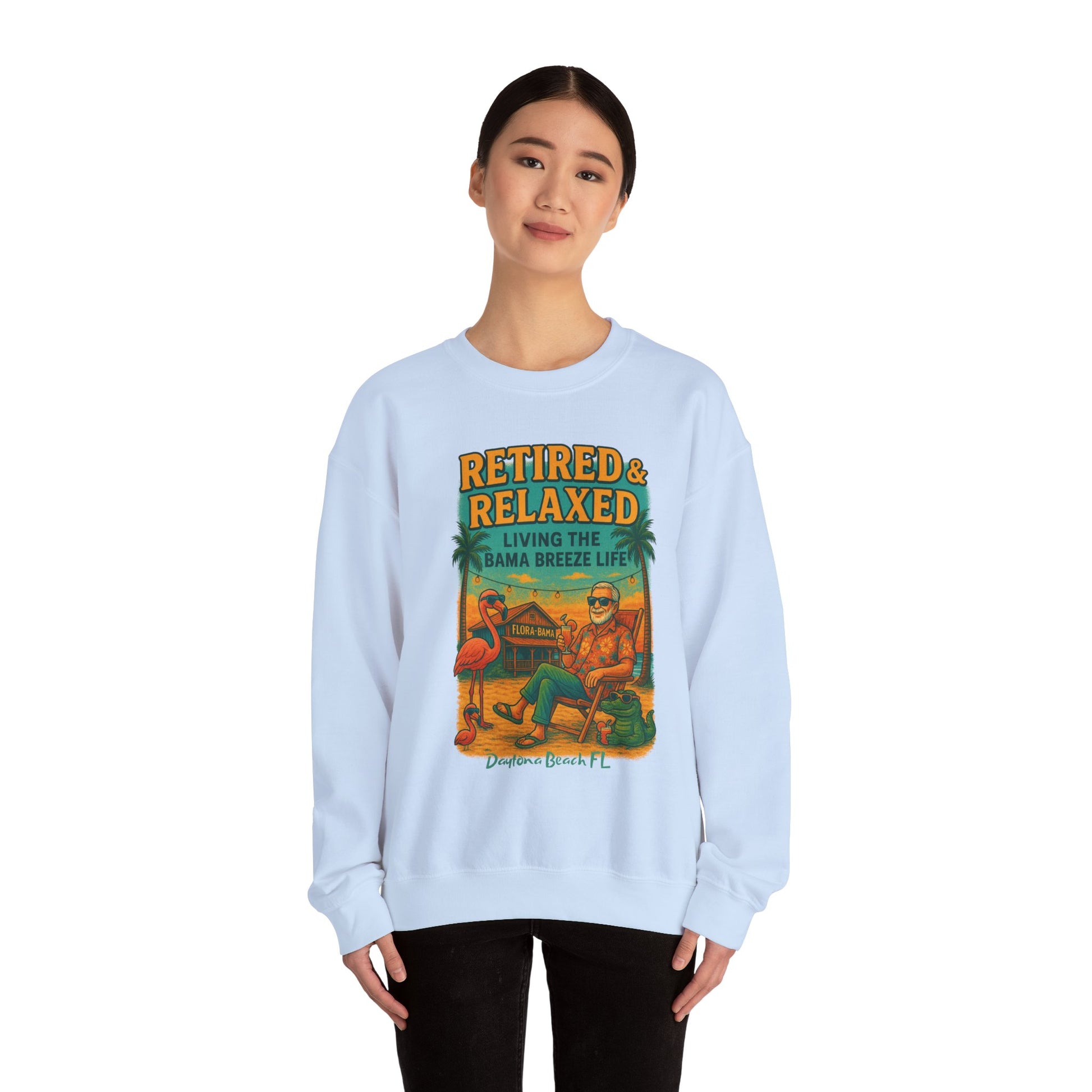 Bama Breeze Dr  Crewneck Sweatshirt - Jimmy Buffet Style