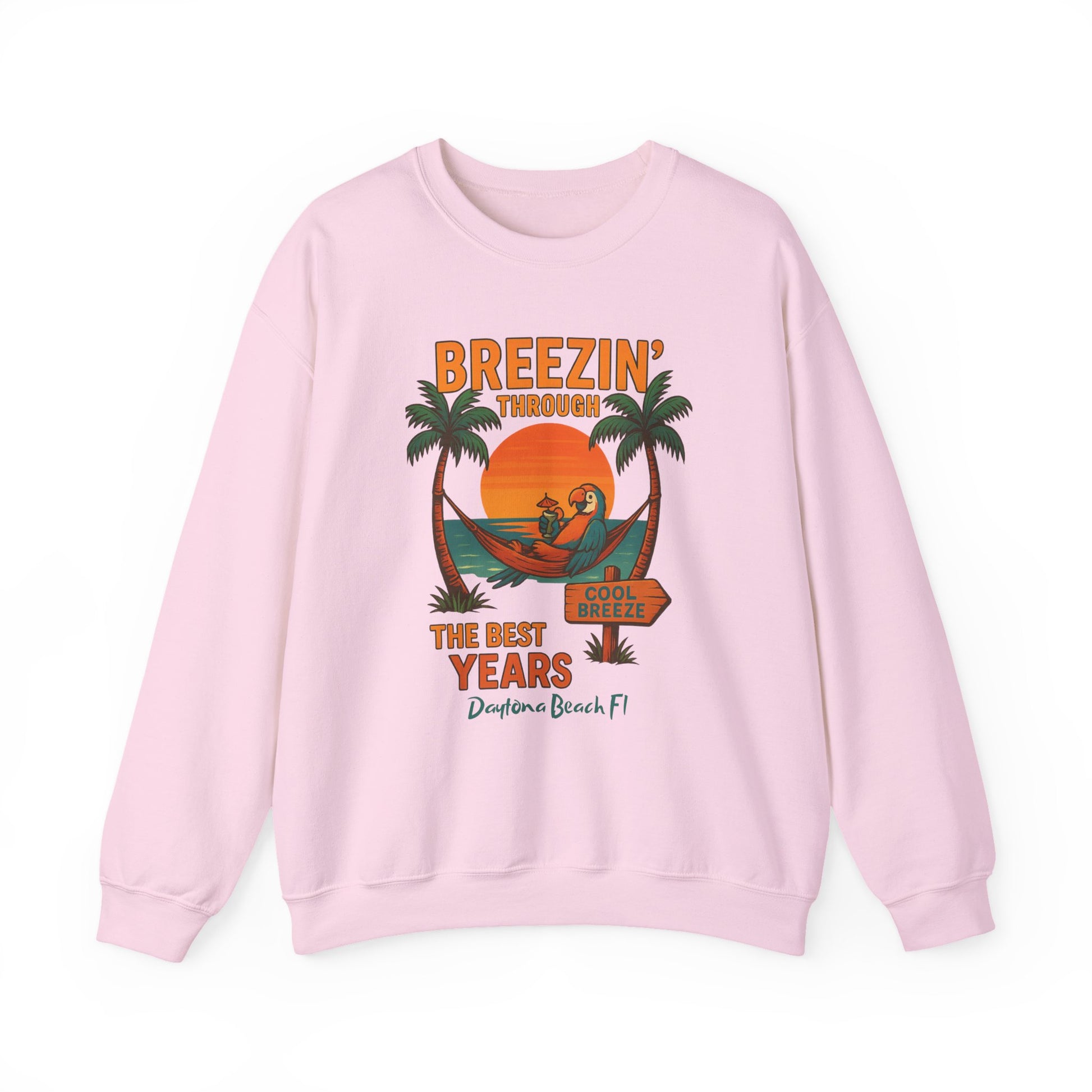 Cool Breeze   Crewneck Sweatshirt - Jimmy Buffet Style