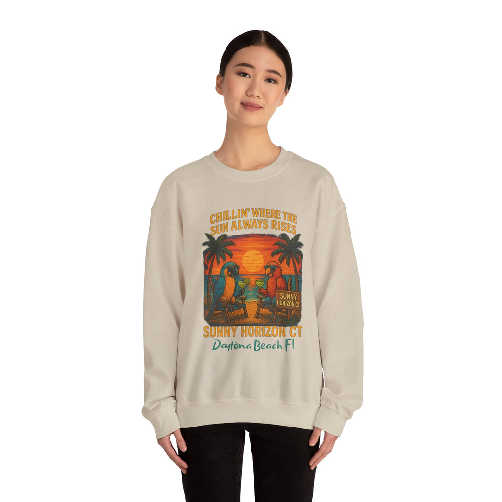 Sunny Horizon ct  Crewneck Sweatshirt - Jimmy Buffet Style