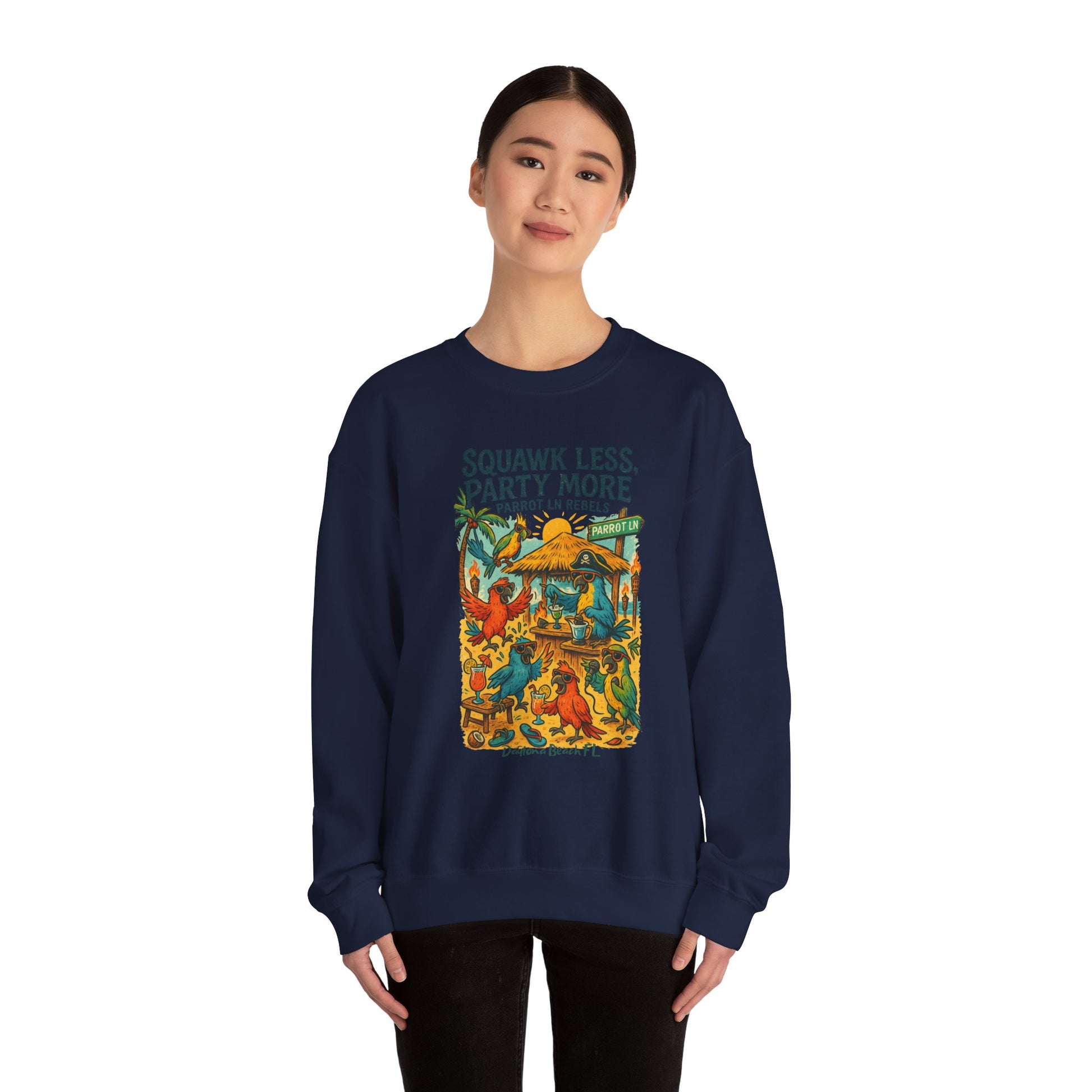 Parrot Ln   Crewneck Sweatshirt - Jimmy Buffet Style