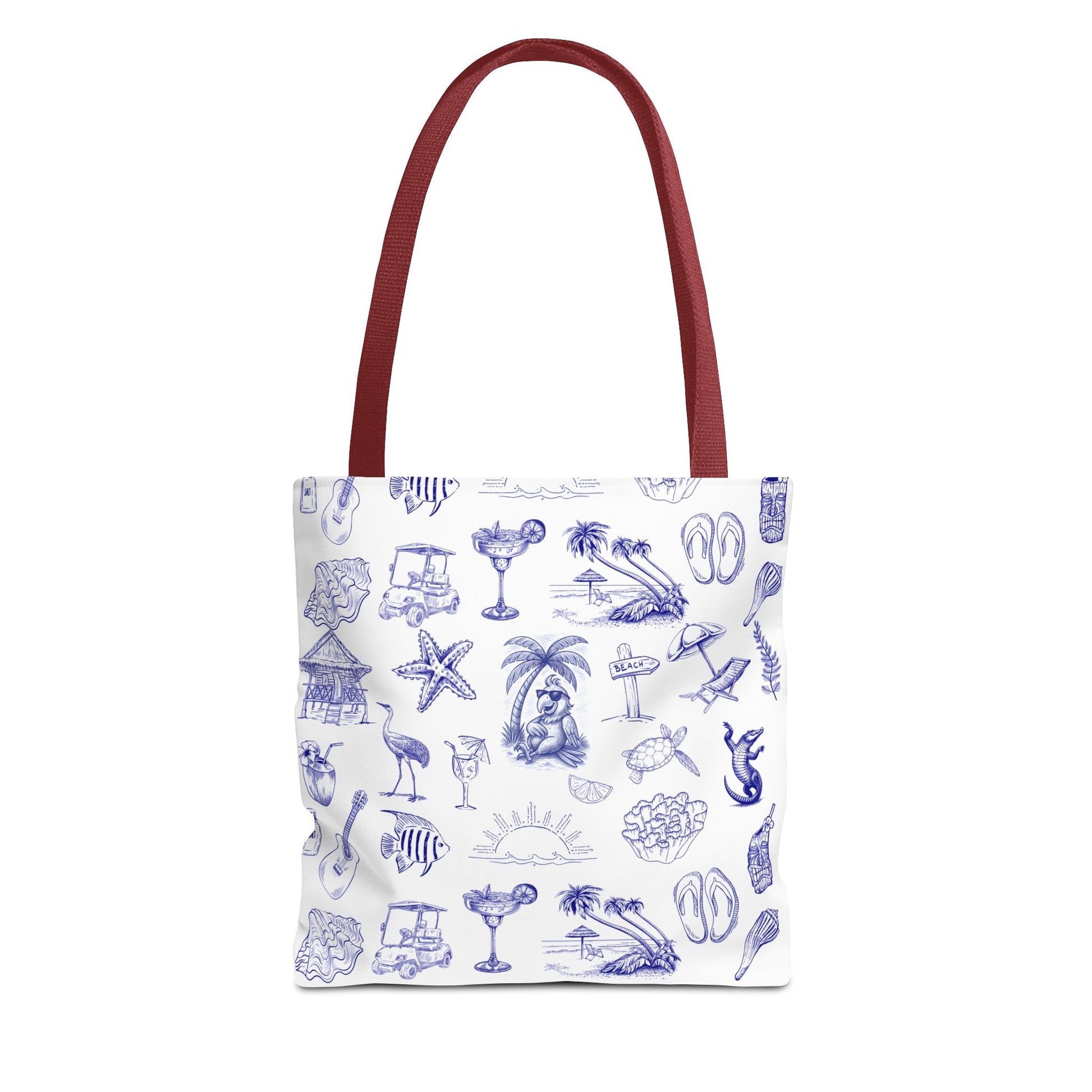 Beach-Themed Tote Bag, Vacation Essentials