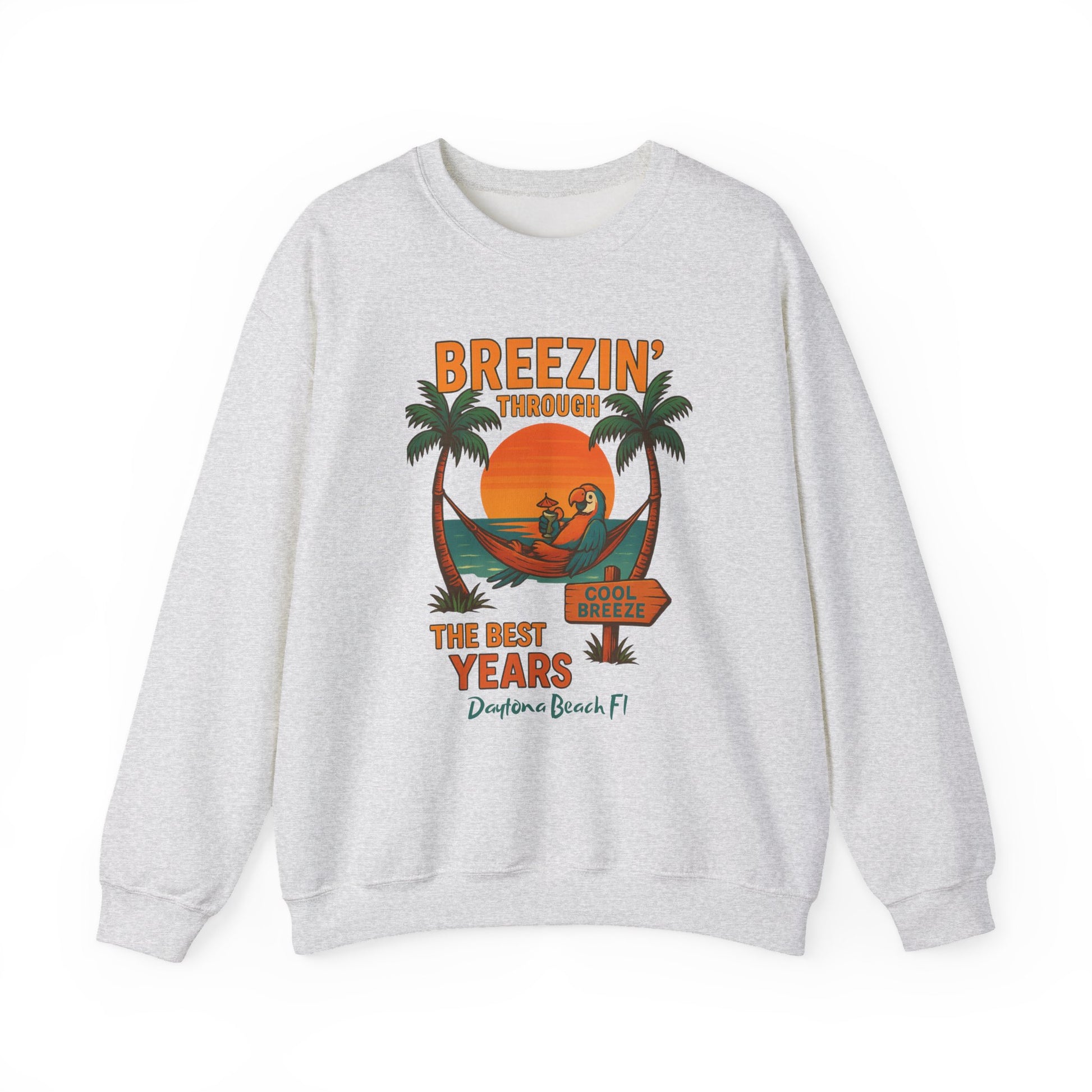 Cool Breeze   Crewneck Sweatshirt - Jimmy Buffet Style