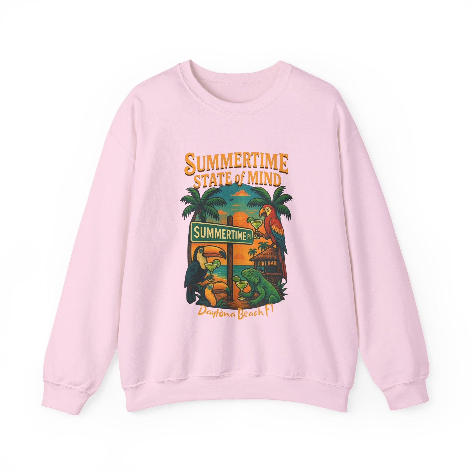 Summertime Place  Crewneck Sweatshirt - Jimmy Buffet Style