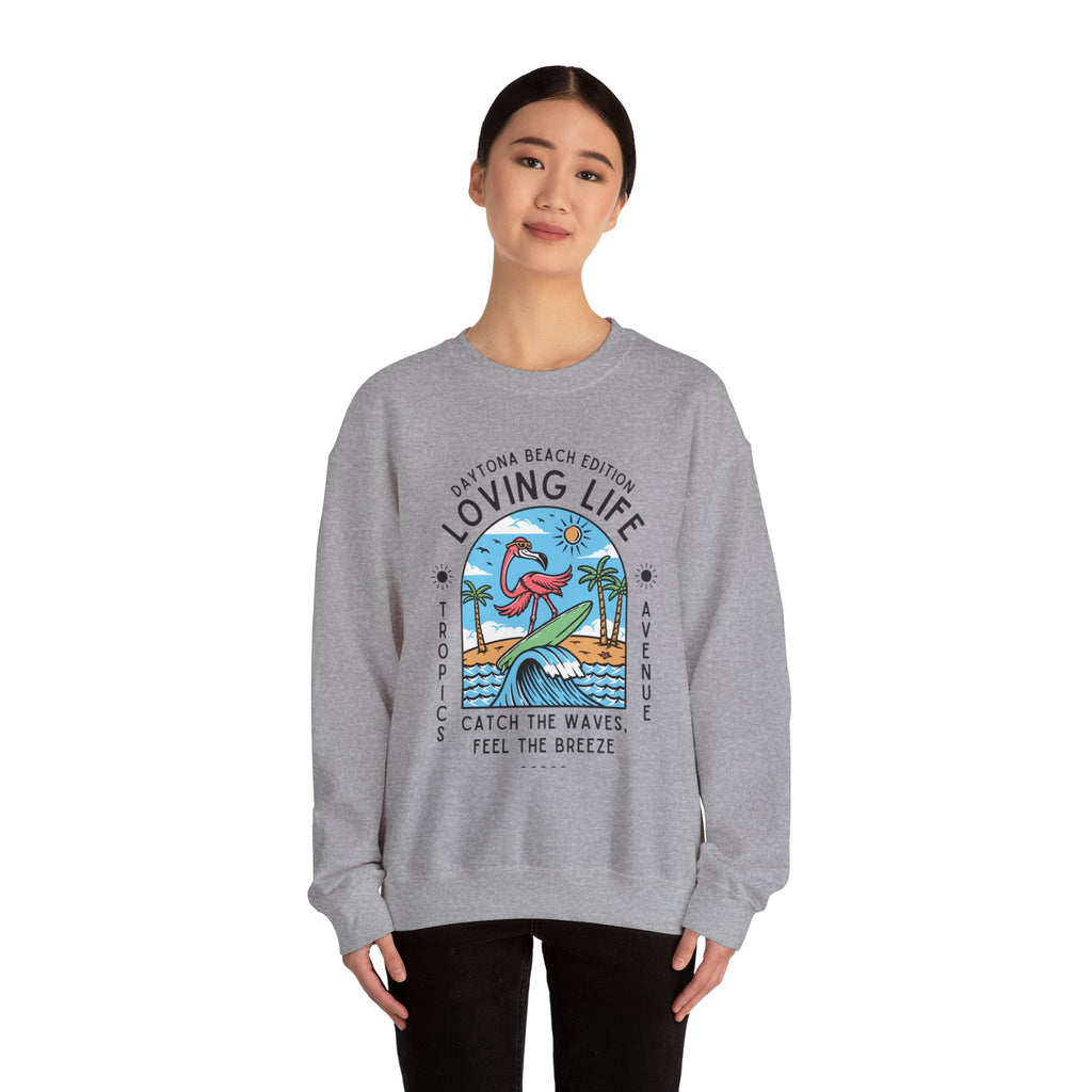 Tropics Ave Crewneck Sweatshirt - Jimmy Buffet Style