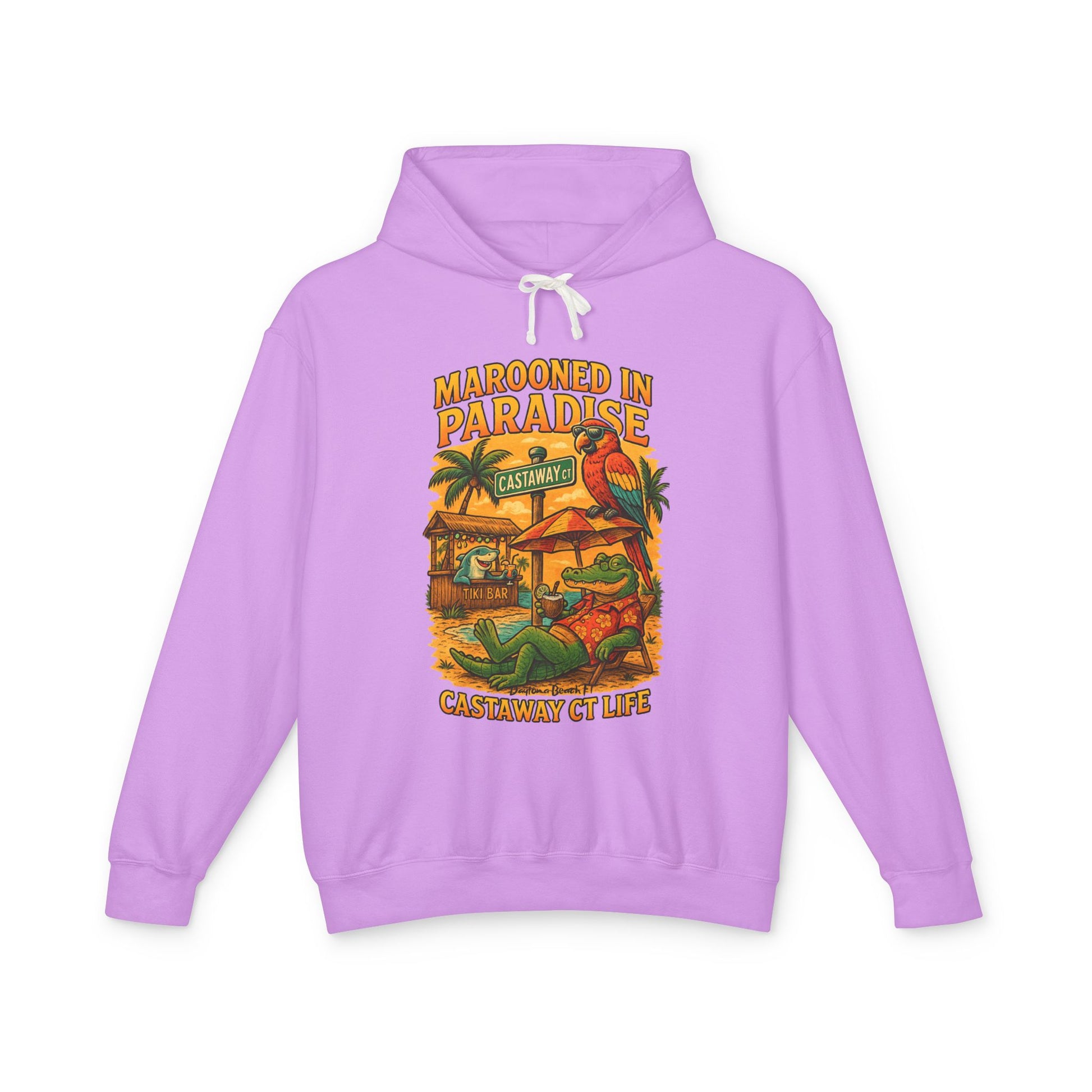 Castaway ct   Lightweight Comfort Colors Hoodie - Jimmy Buffet Style
