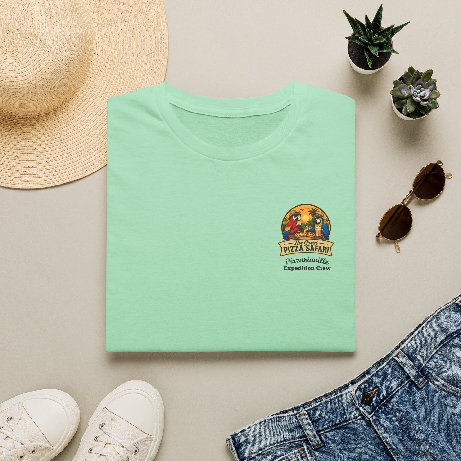 T‑Shirt — "Pizza Safari" Retro Pizzeria Expedition Crew Graphic Tee