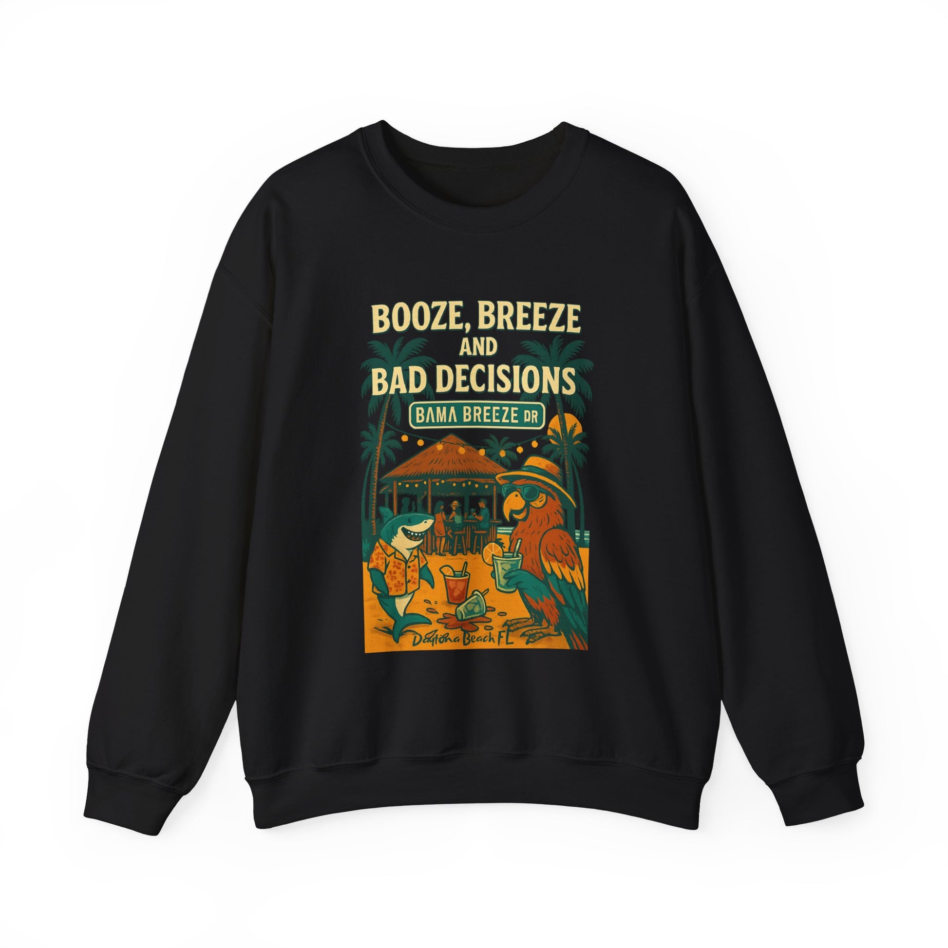 Bam Breeze dr   Crewneck Sweatshirt - Jimmy Buffet Style