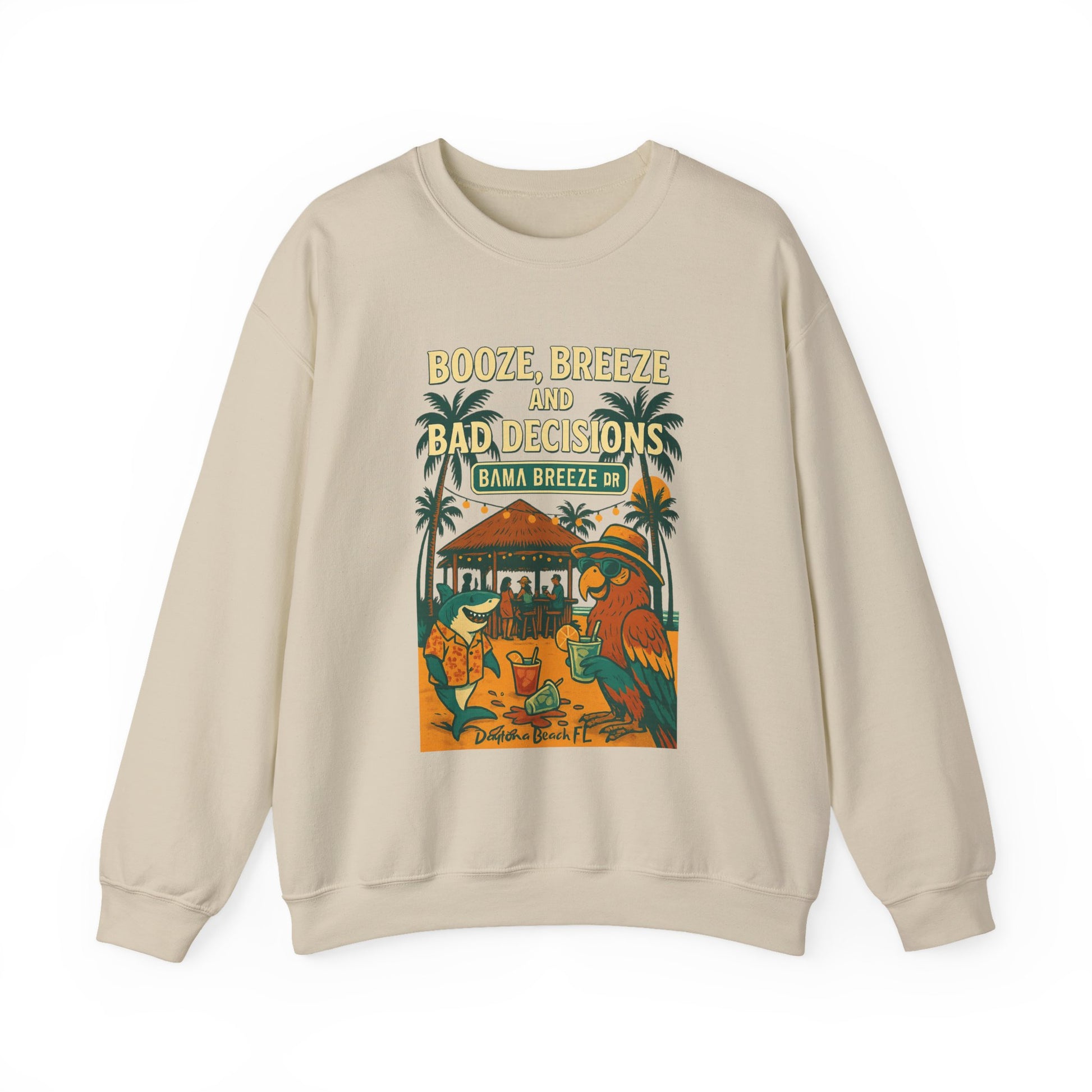 Bam Breeze dr   Crewneck Sweatshirt - Jimmy Buffet Style