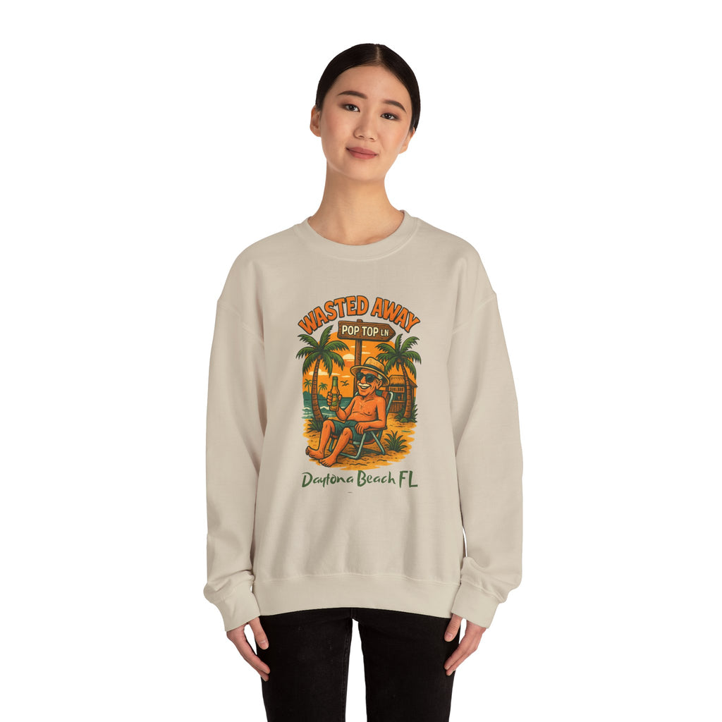 Pop Top Ln Crewneck Sweatshirt - Jimmy Buffet Style
