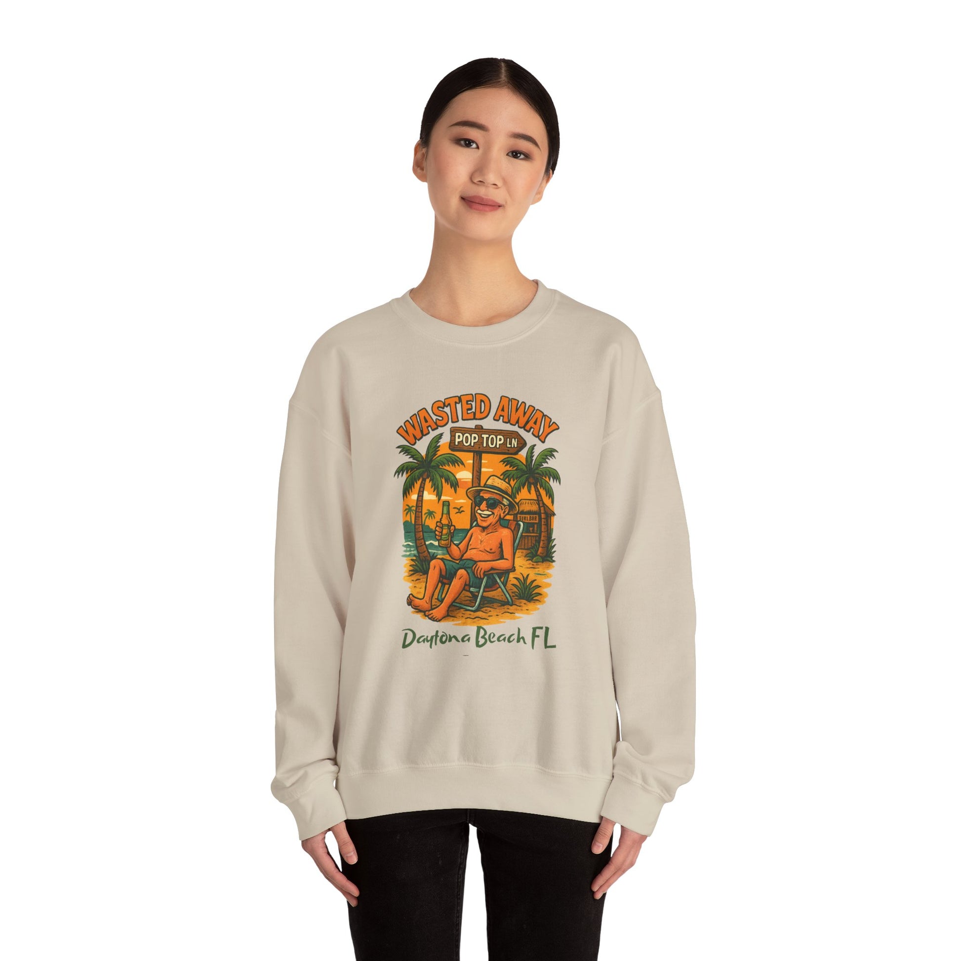 Pop Top Ln Crewneck Sweatshirt - Jimmy Buffet Style