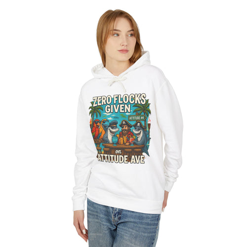 attitude ave  Lightweight Comfort Colors Hoodie - Jimmy Buffet Style
