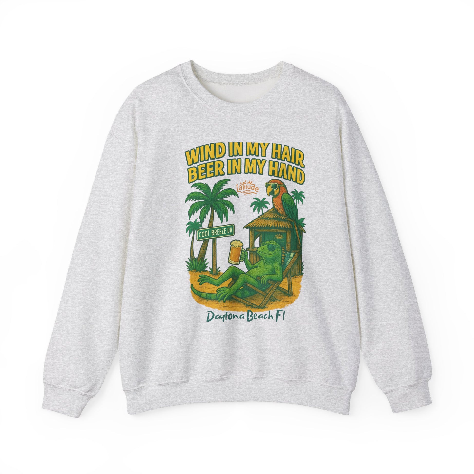 Cool Breeze dr  Crewneck Sweatshirt - Jimmy Buffet Style