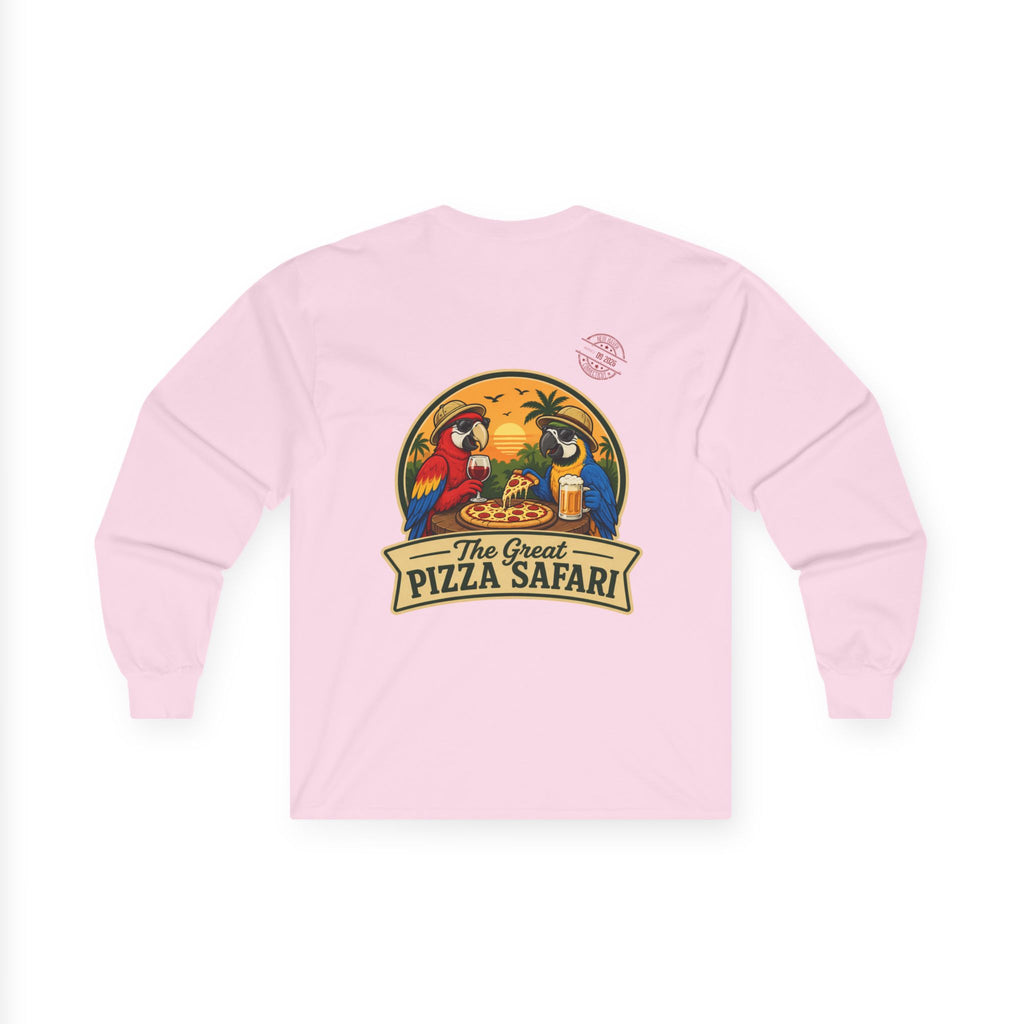 Long Sleeve Tee — The Great Pizza Safari Graphic Shirt