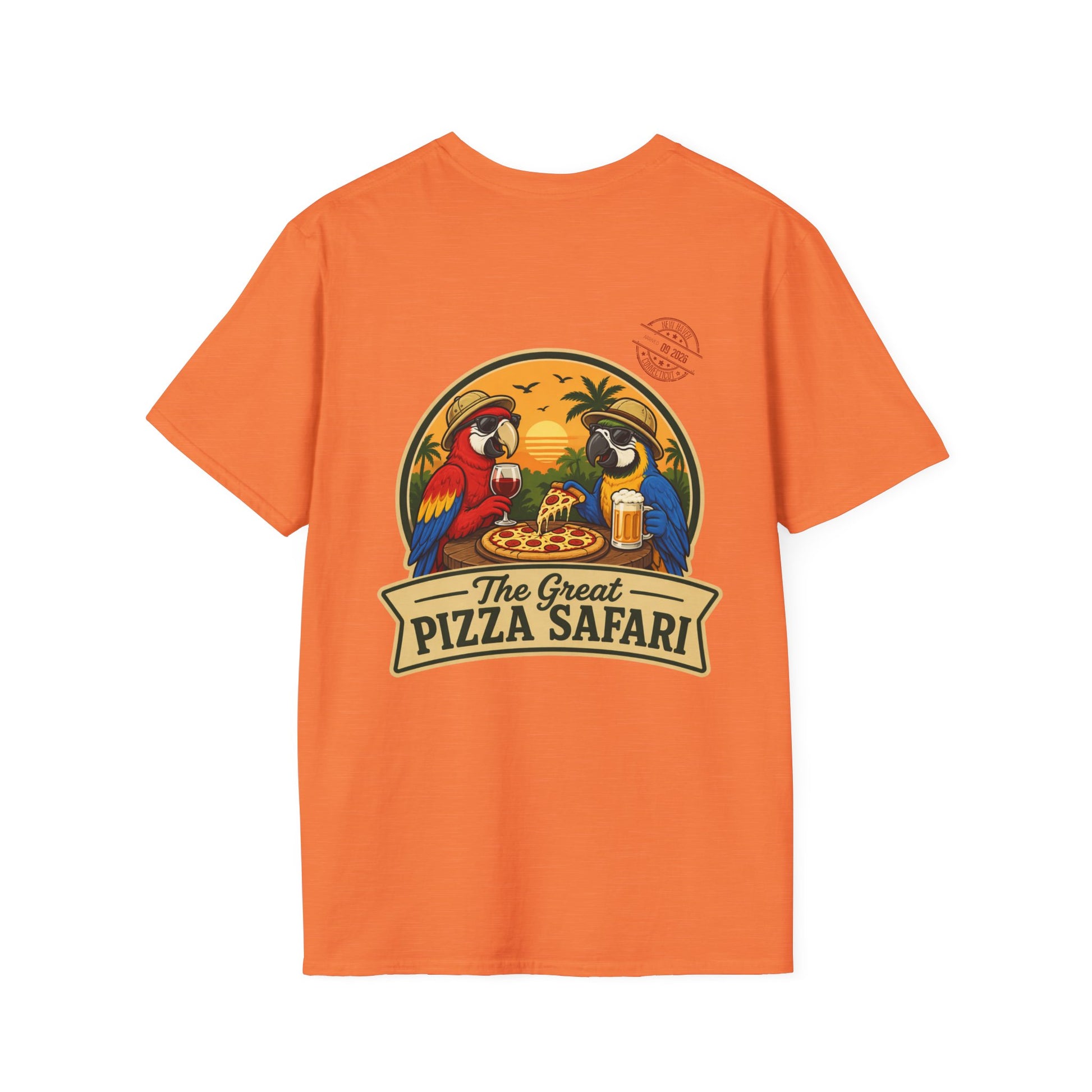 T‑Shirt — "Pizza Safari" Retro Pizzeria Expedition Crew Graphic Tee
