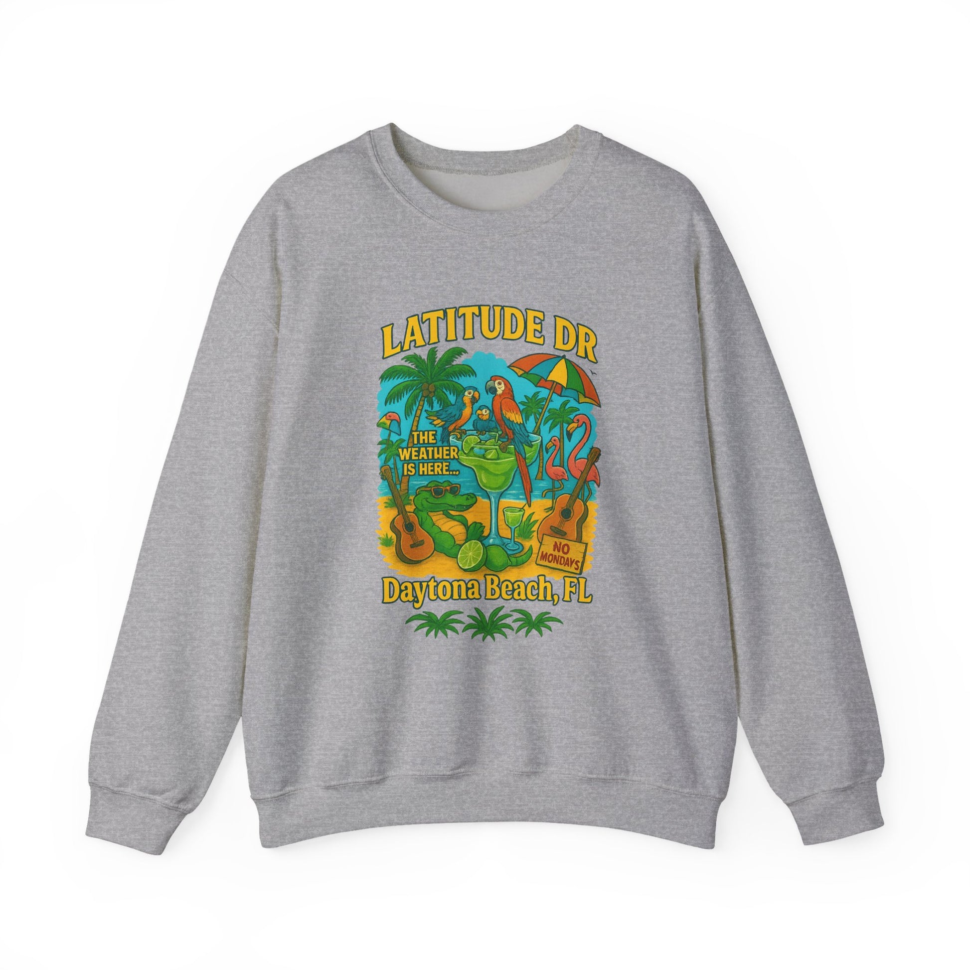 Latitude  Ave Crewneck Sweatshirt - Jimmy Buffet Style