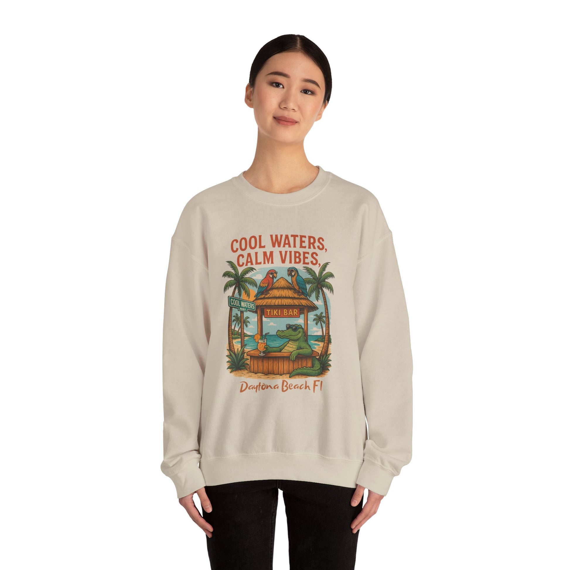 Cool Waters Crewneck Sweatshirt - Jimmy Buffet Style