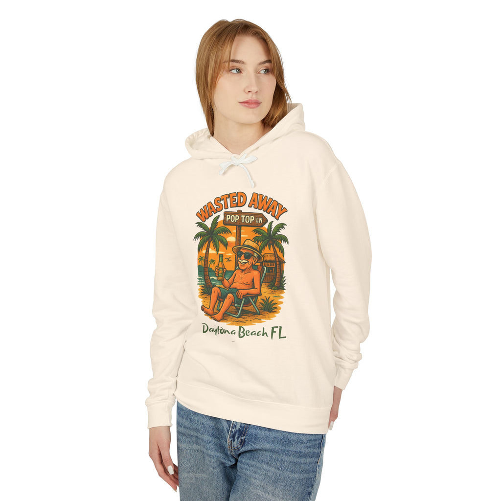 Pop Top  Ln  Lightweight Comfort Colors Hoodie - Jimmy Buffet Style