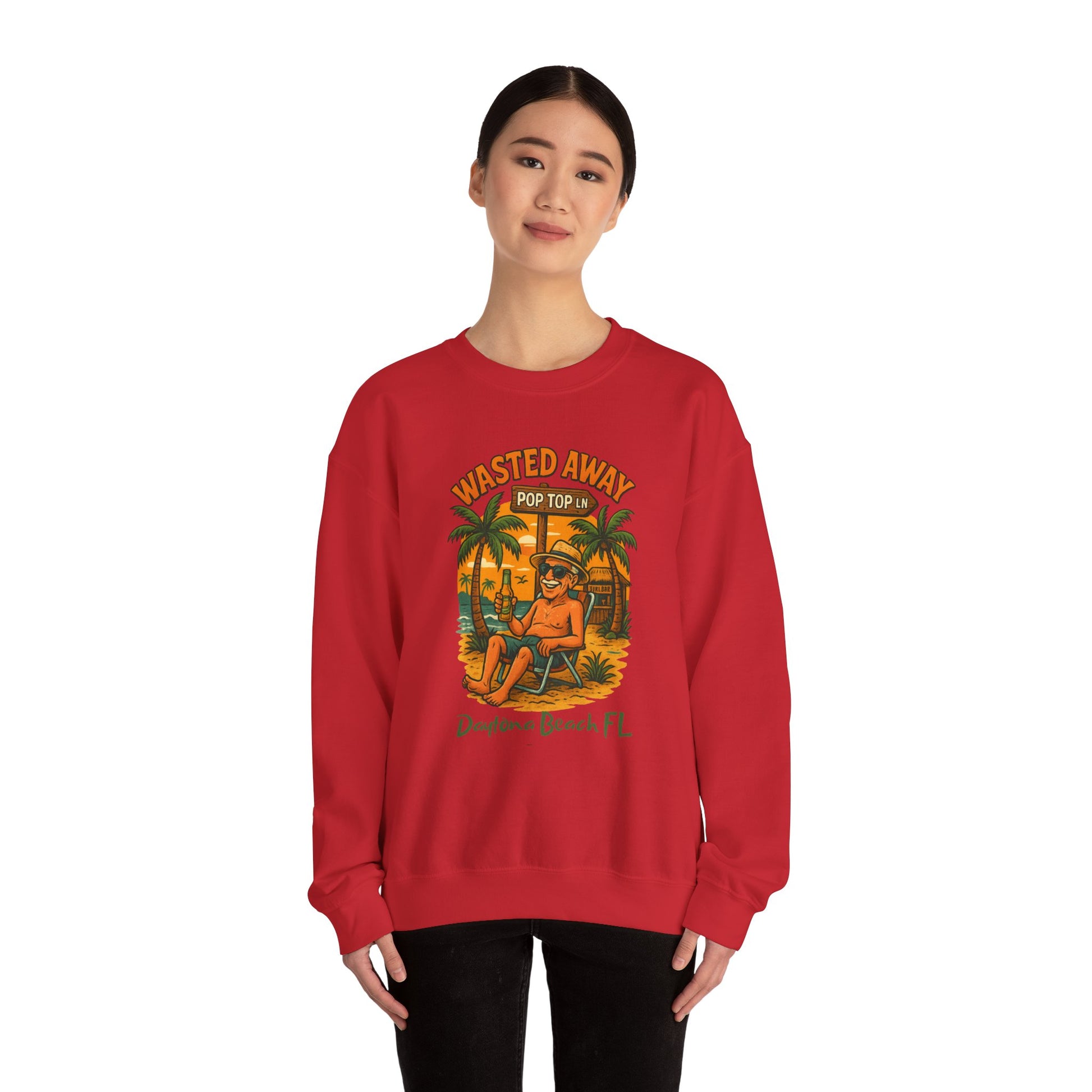 Pop Top Ln Crewneck Sweatshirt - Jimmy Buffet Style