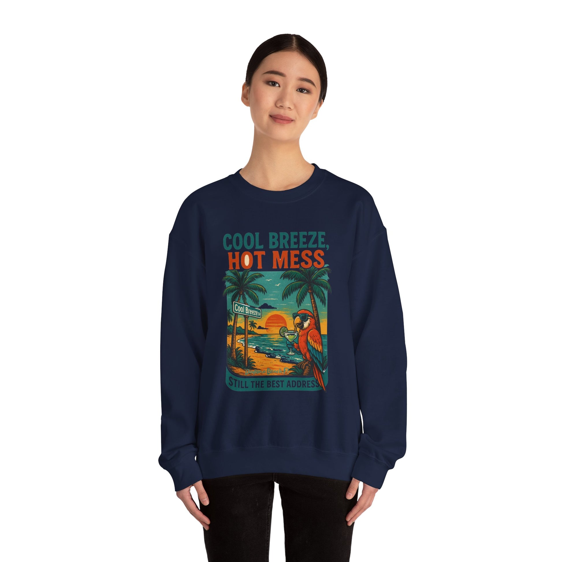 Cool Breeze dr  Crewneck Sweatshirt - Jimmy Buffet Style