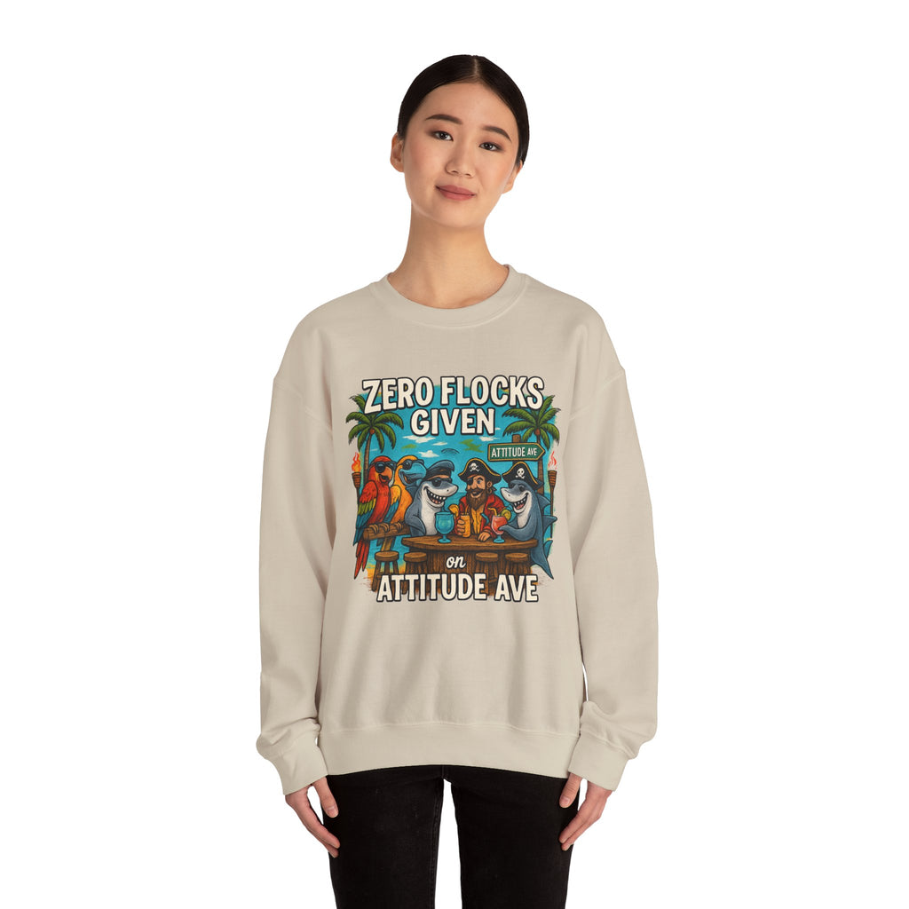 Attitude ave Crewneck Sweatshirt - Jimmy Buffet Style