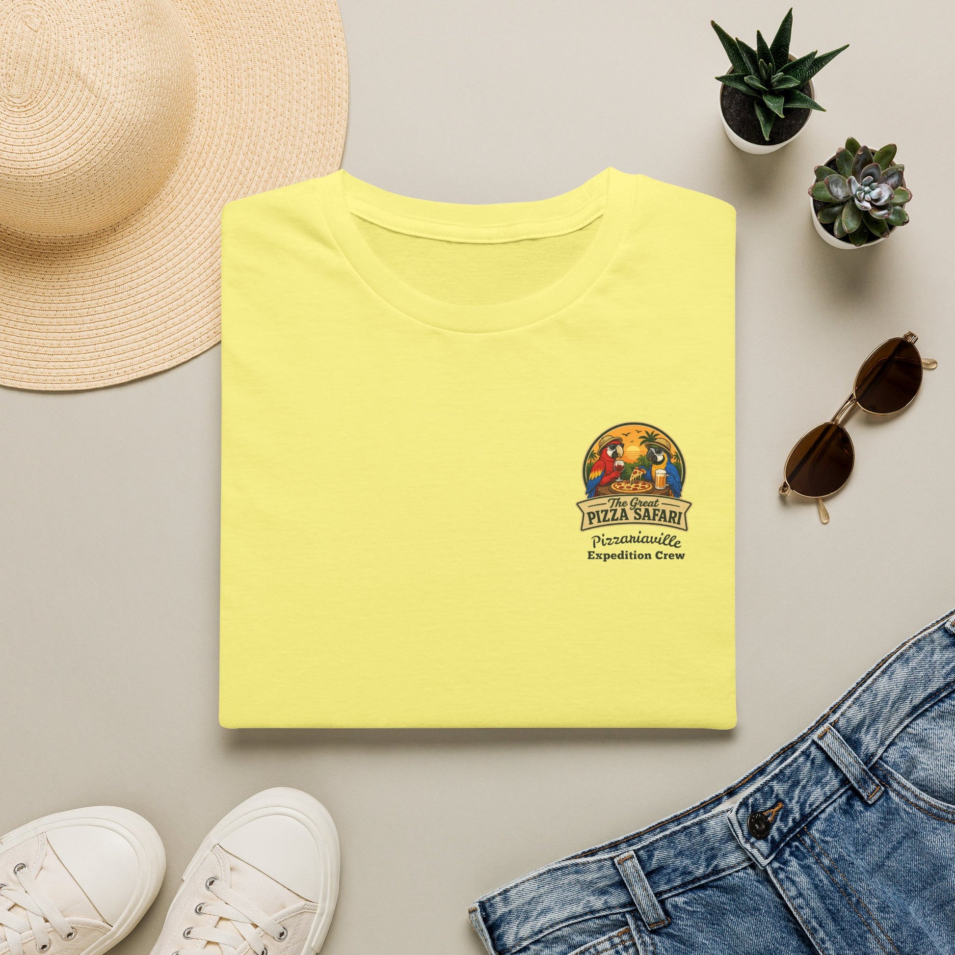 T‑Shirt — "Pizza Safari" Retro Pizzeria Expedition Crew Graphic Tee