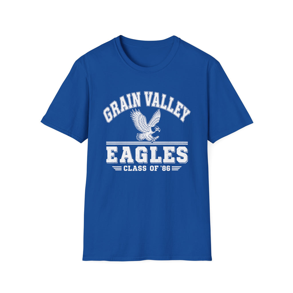 Grain Valley Eagles Vintage Logo T-Shirt | Class of '86 School Spirit
