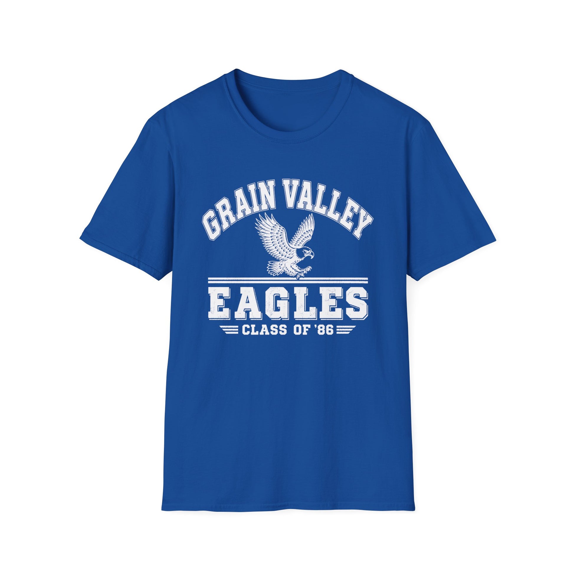 Grain Valley Eagles Vintage Logo T-Shirt | Class of '86 School Spirit
