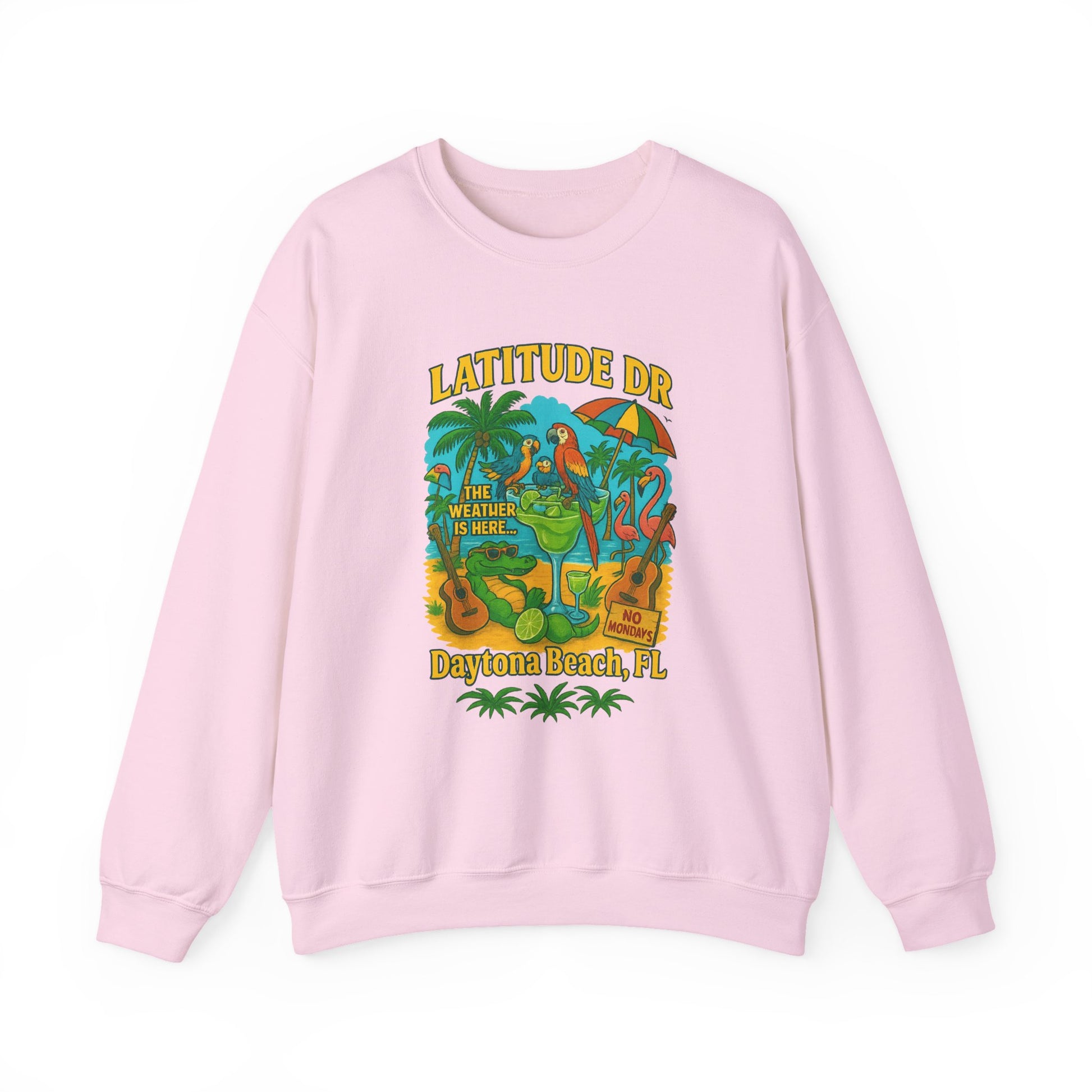 Latitude  Ave Crewneck Sweatshirt - Jimmy Buffet Style