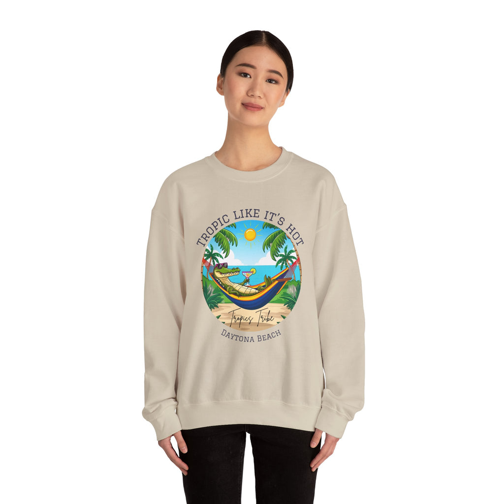Tropics Ave Crewneck Sweatshirt - Jimmy Buffet Style
