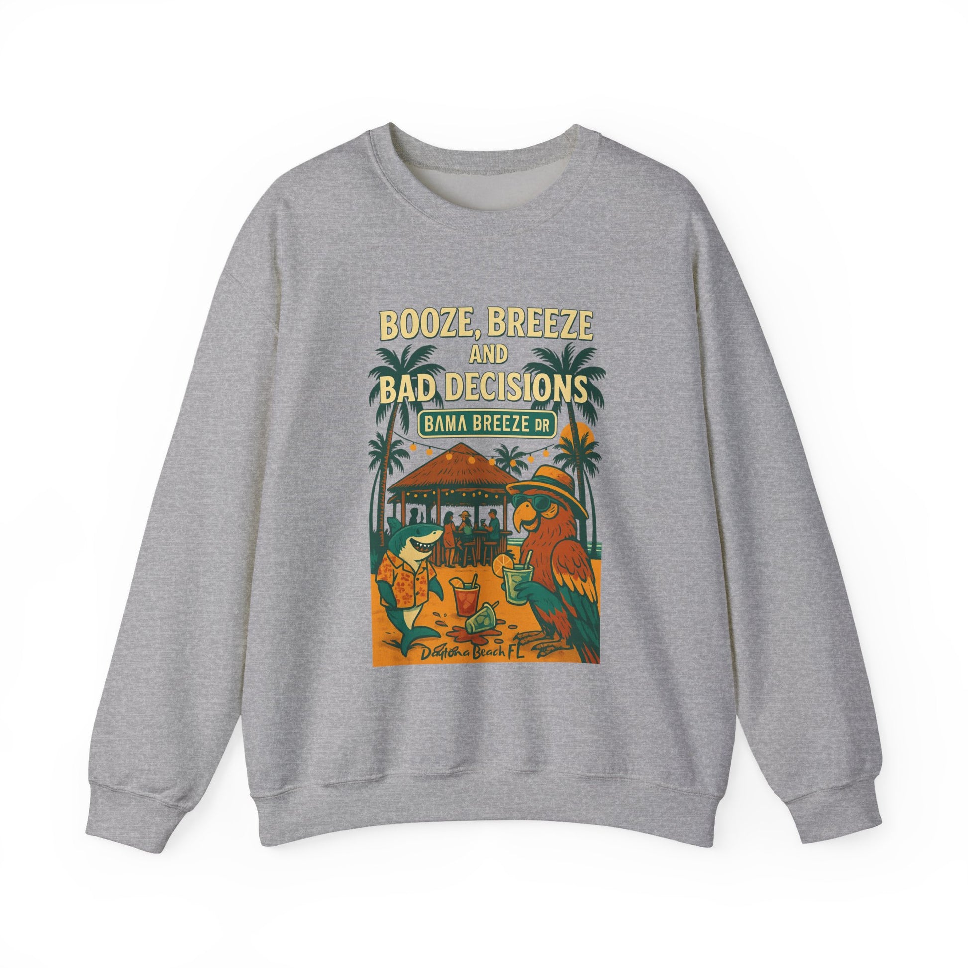 Bam Breeze dr   Crewneck Sweatshirt - Jimmy Buffet Style