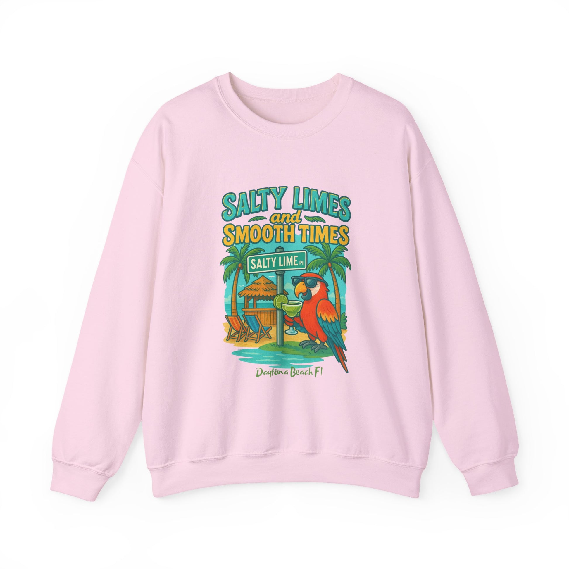 Salty Lime  Place  Crewneck Sweatshirt - Jimmy Buffet Style