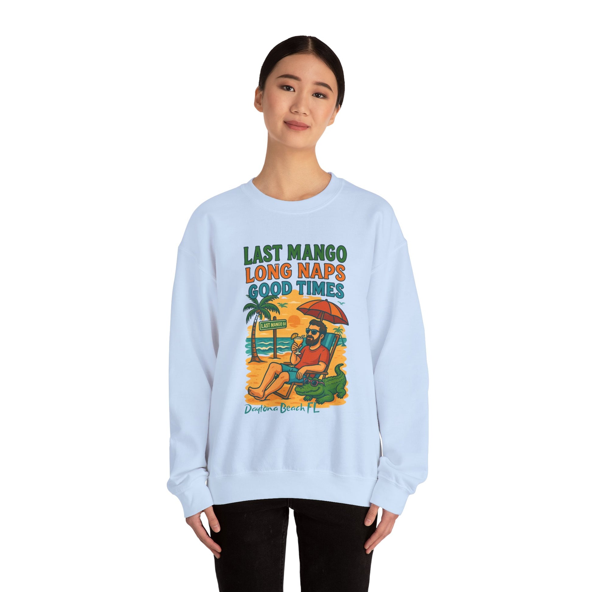 Last Mango Crewneck Sweatshirt - Jimmy Buffet Style