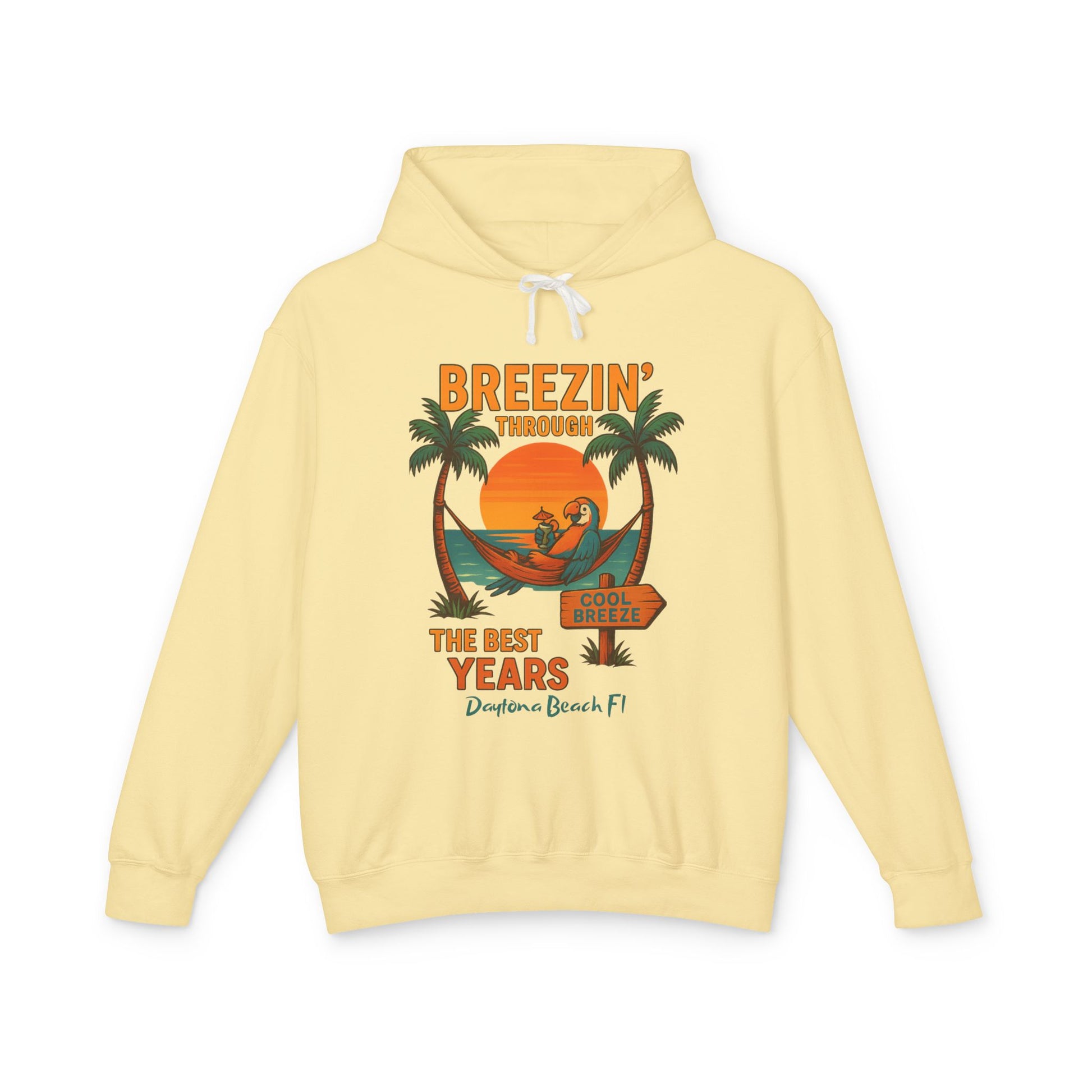 Cool Breeze dr  Lightweight Comfort Colors Hoodie - Jimmy Buffet Style