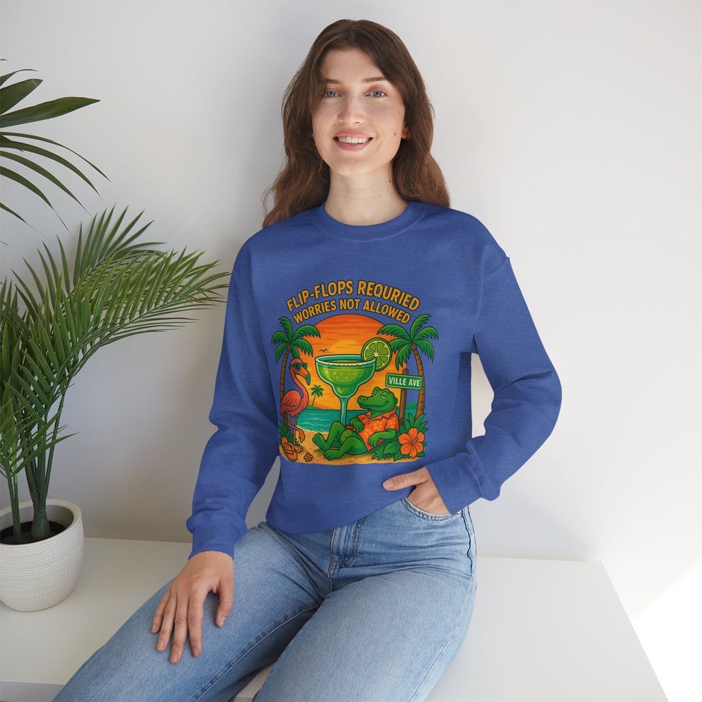 Margaritaville Ave  sweatshirt Fun Beachwear, Unisex Gift, Summer Casual, Travel Apparel