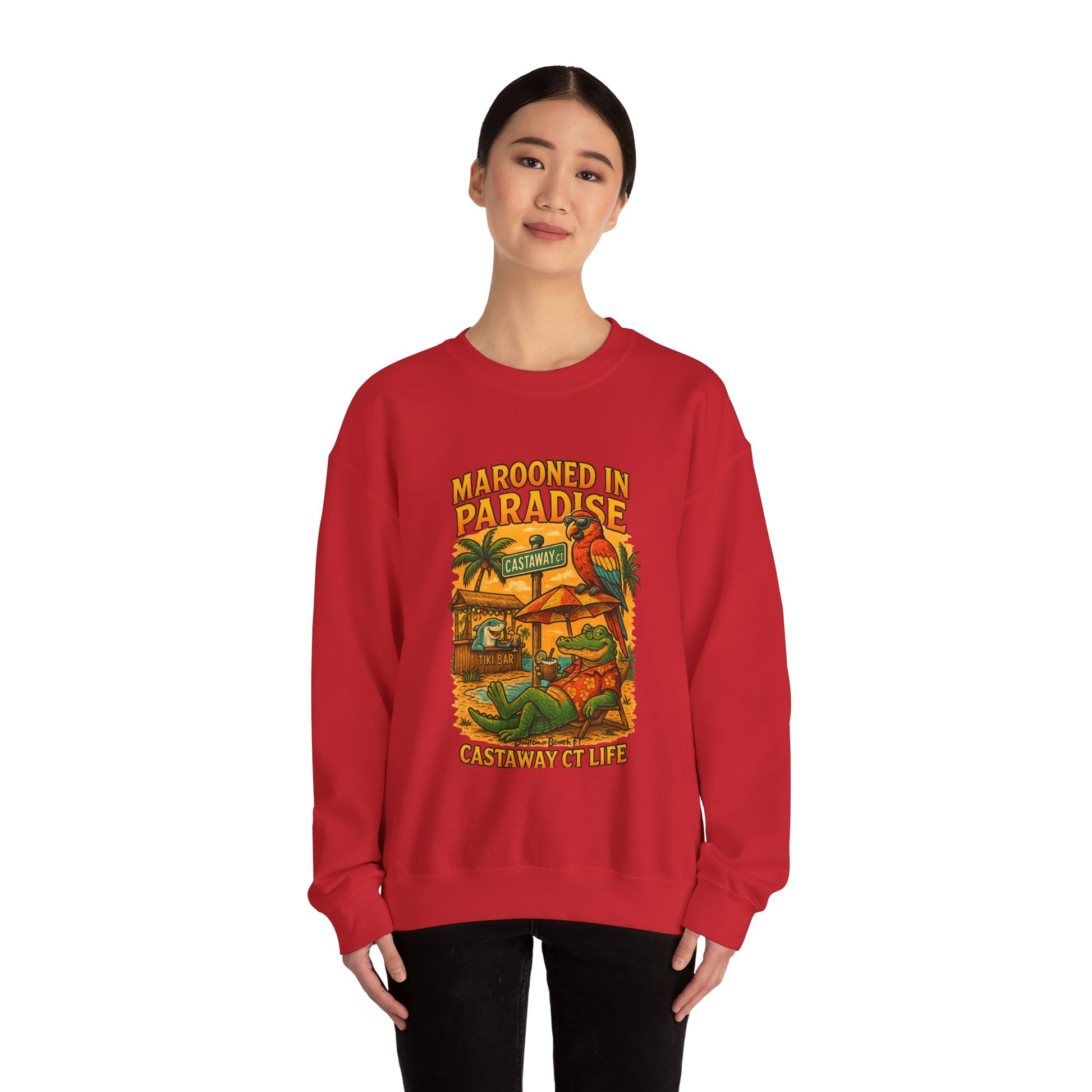 Castaway ct Crewneck Sweatshirt - Jimmy Buffet Style
